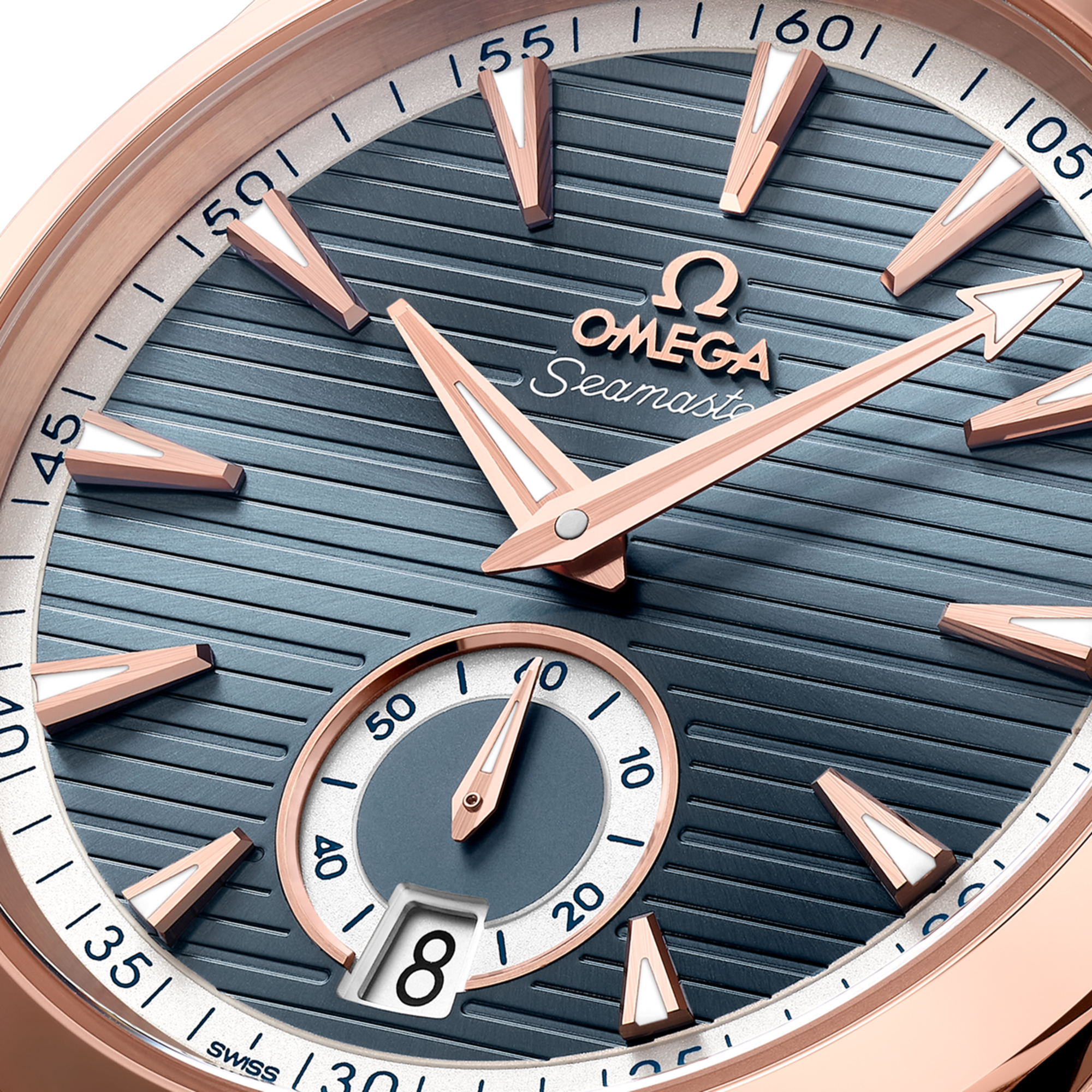 Aqua Terra Small Seconds Rose Gold Blue Dial 41mm Product Image 3