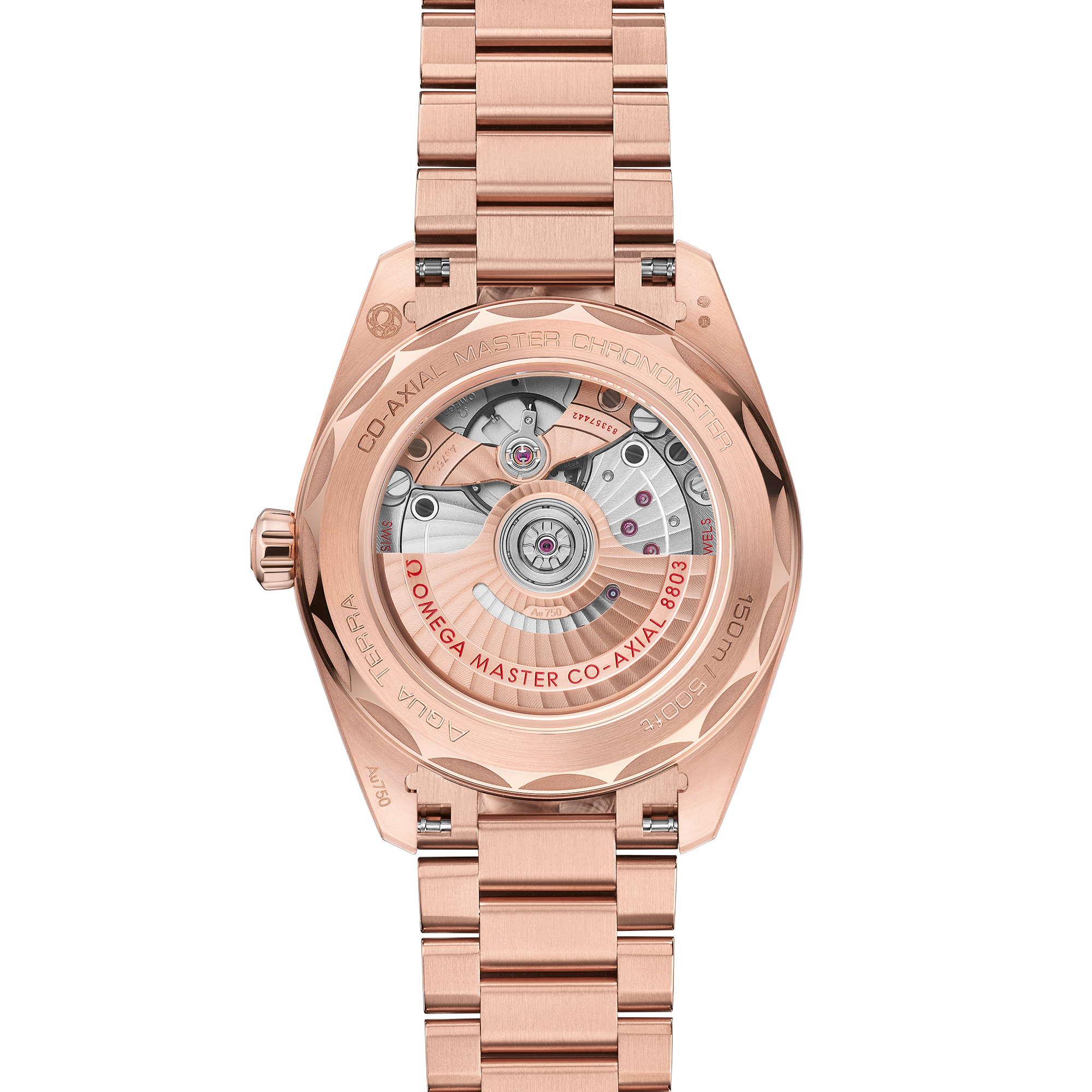 Aqua Terra Small Seconds Rose Gold Diamond Purple Dial 38mm Product Image 2