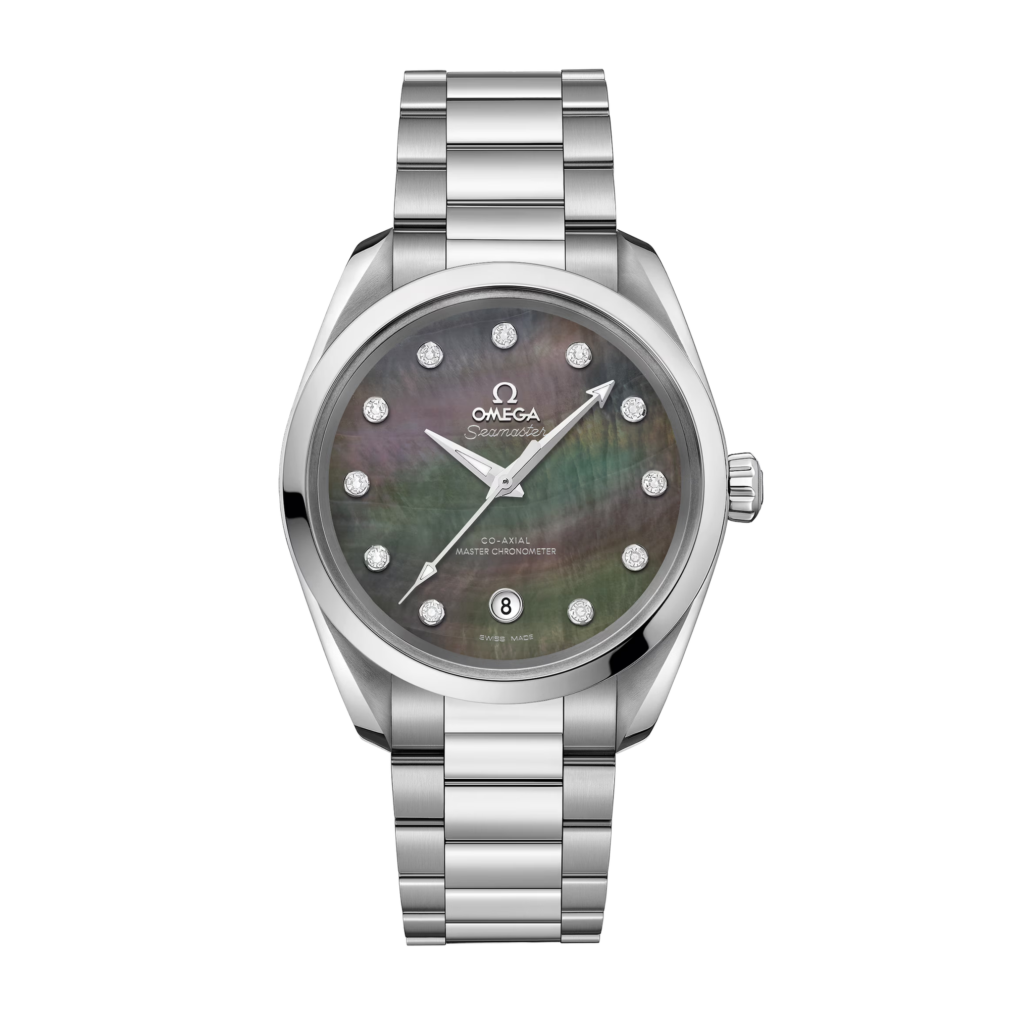 Aqua Terra Steel Black Mother of Pearl Dial 38mm Product Image