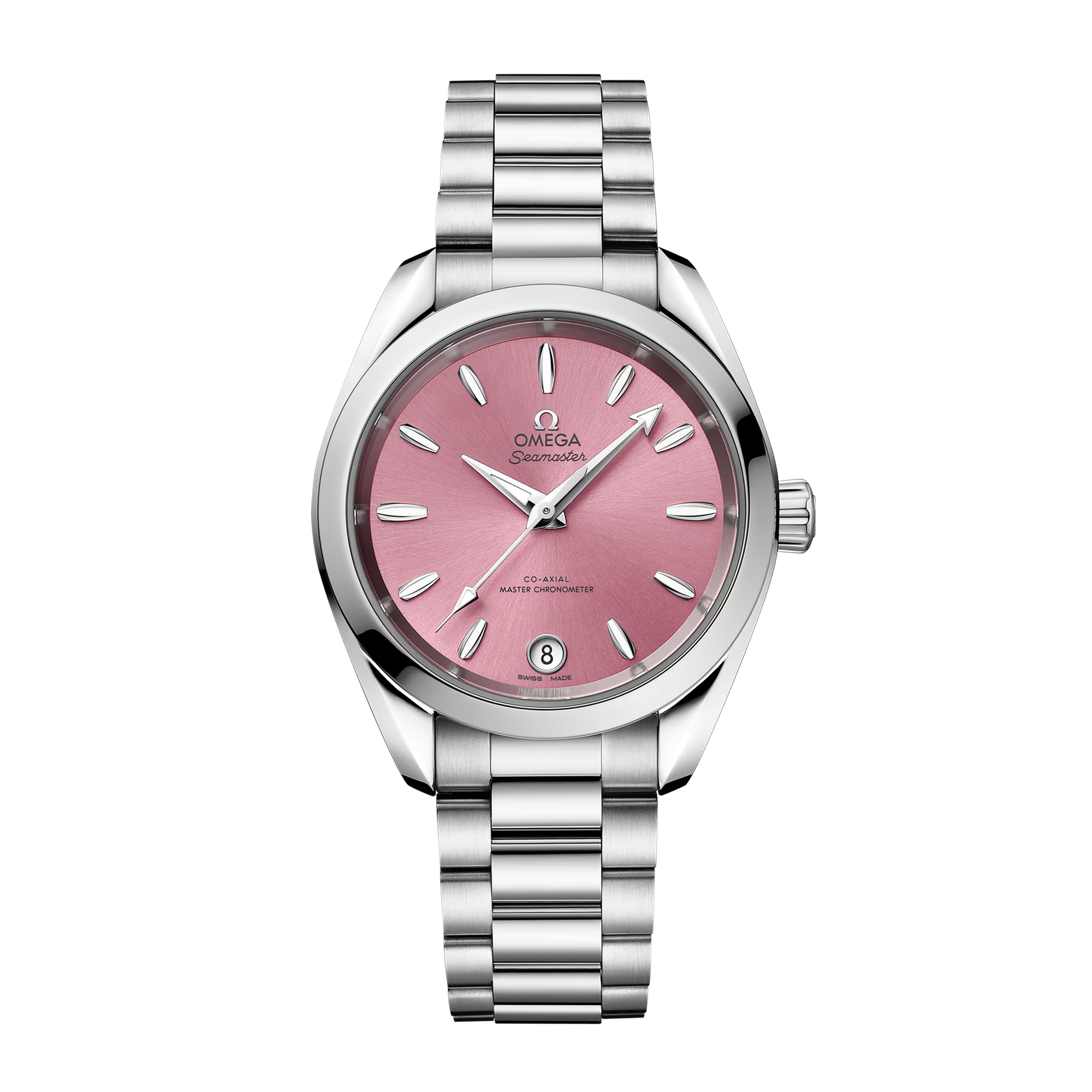 Aqua Terra Steel Pink Dial 34mm Product Image 1