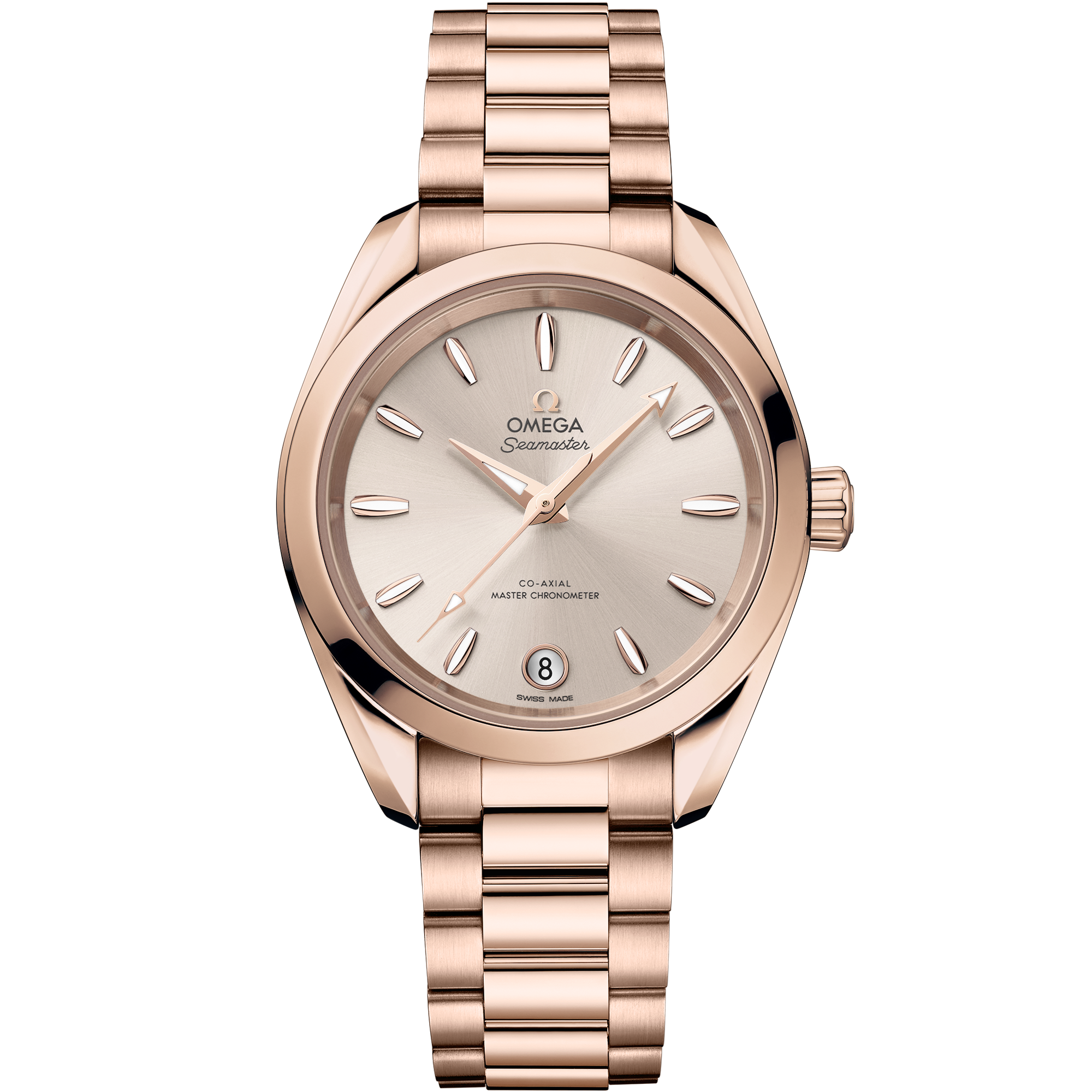 Aqua Terra Rose Gold Beige Dial 34mm Product Image 1