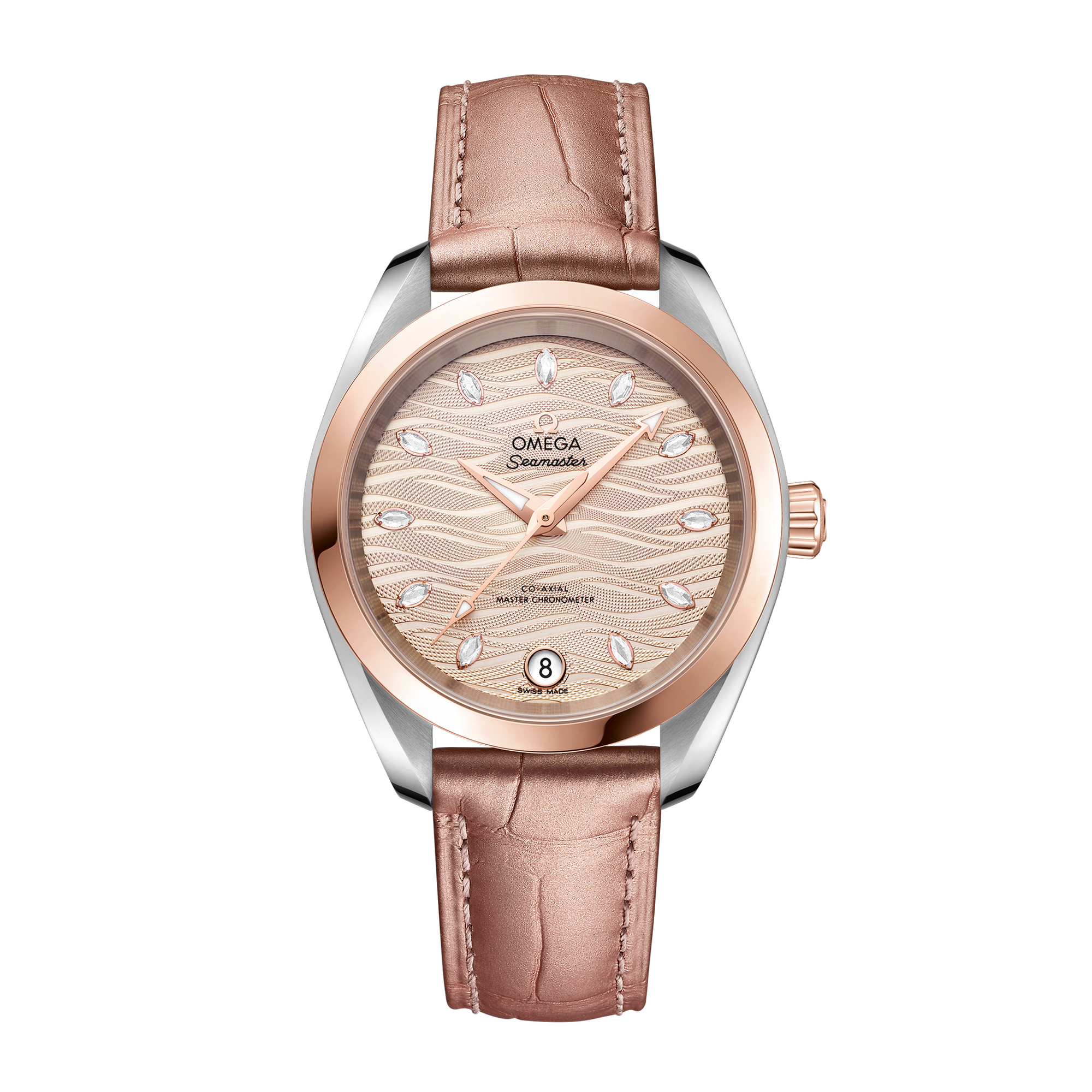 Aqua Terra Rose Gold & Steel Grey Dial 34mm Product Image 1