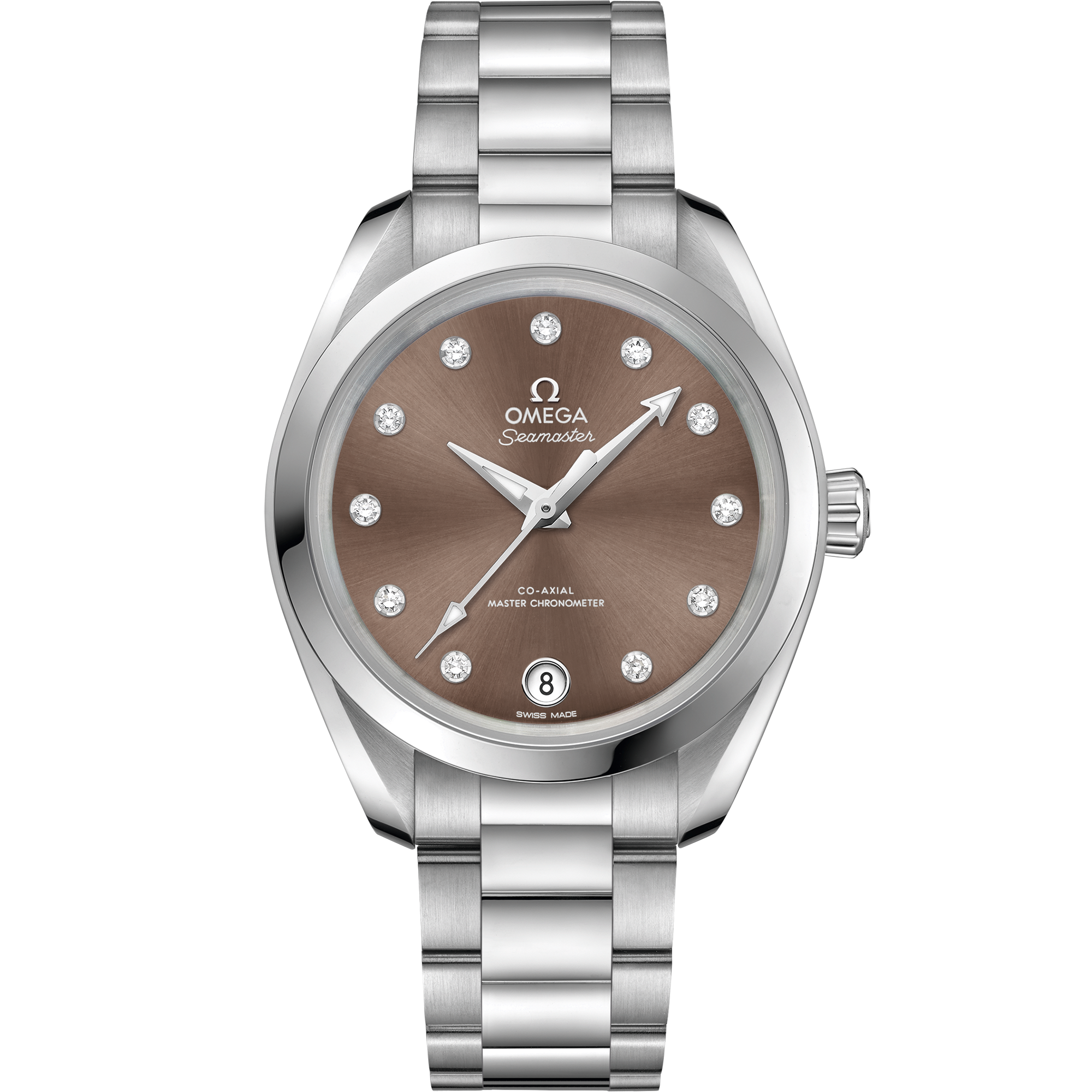 Aqua Terra Steel Brown Dial 34mm Product Image 1