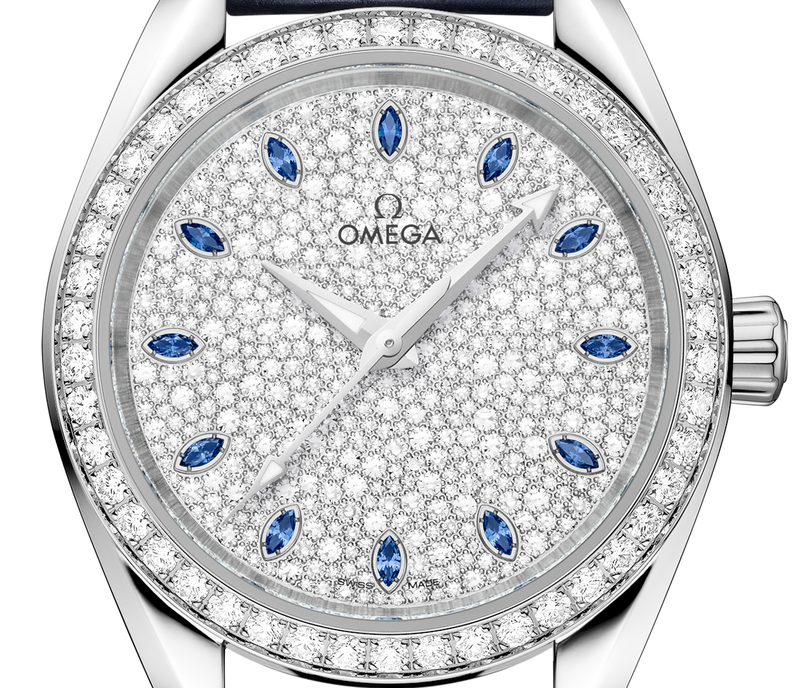 Aqua Terra White Gold Pave Dial 34mm Product Image 4