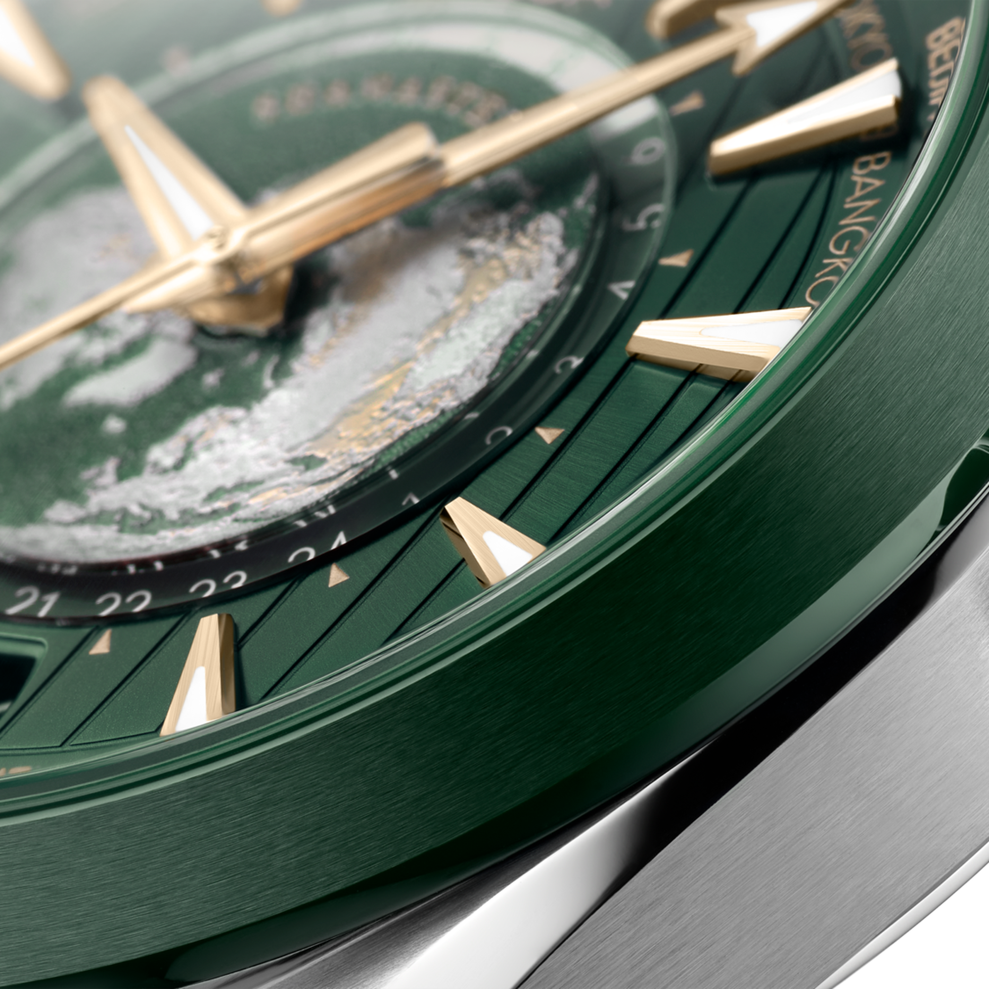Aqua Terra Worldtimer Steel Green Dial 43mm Product Image 4