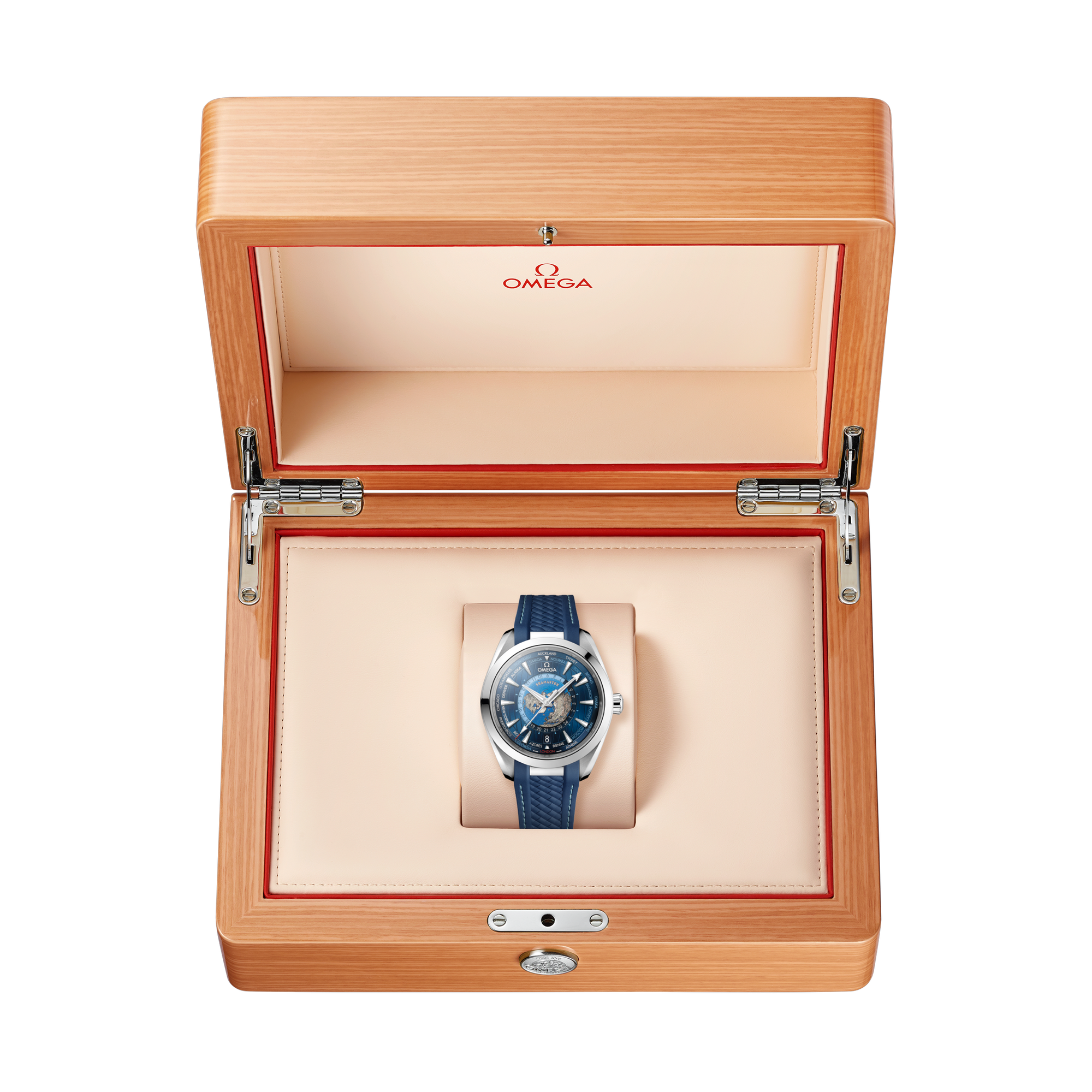 Aqua Terra Worldtimer Steel Blue Dial 43mm Product Image 4