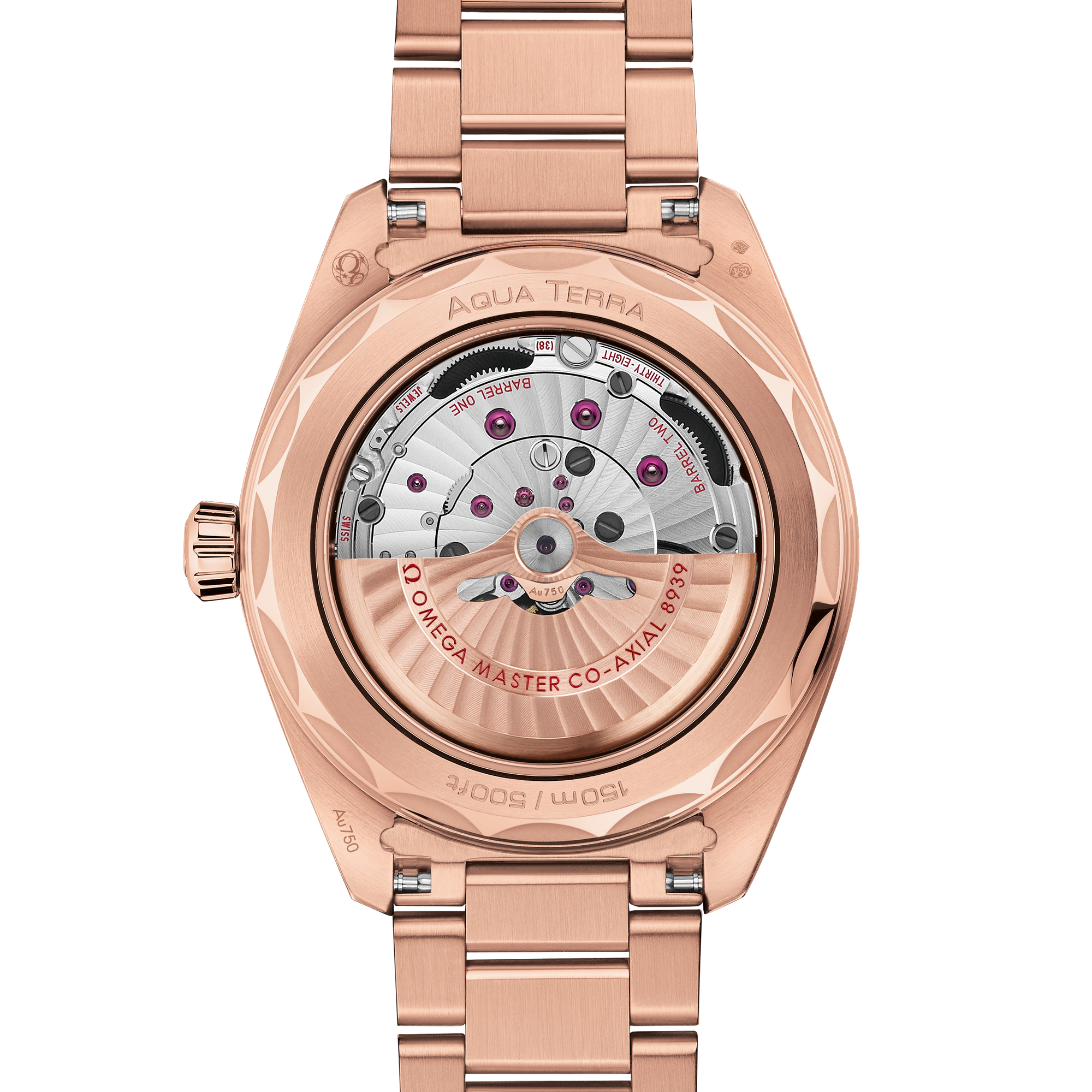 Aqua Terra Worldtimer Rose Gold Silver Dial 43mm Product Image 2