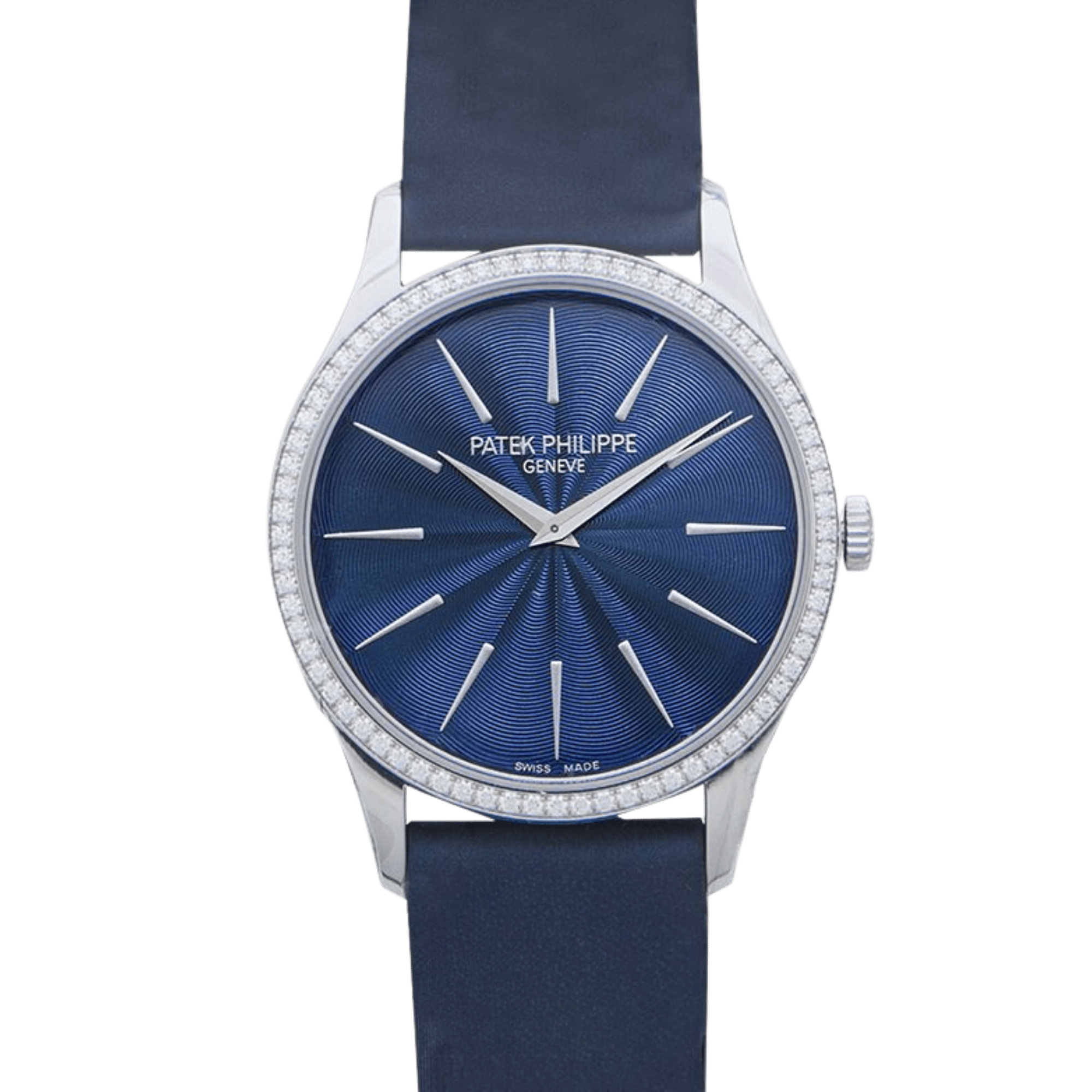 Calatrava White Gold Diamond Blue Dial 33mm Product Image