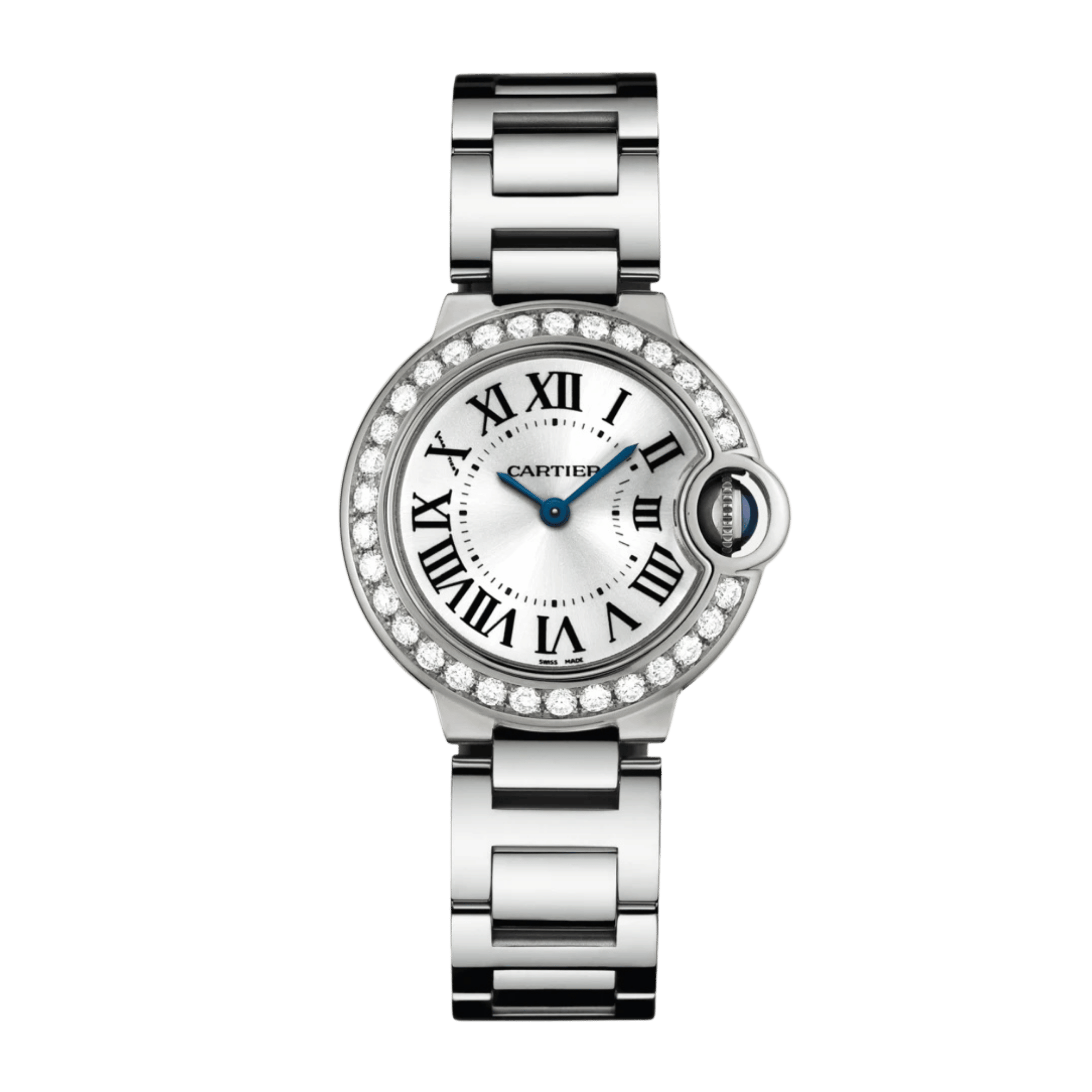 Ballon Bleu de Cartier Steel White Gold Dial 28mm Product Image