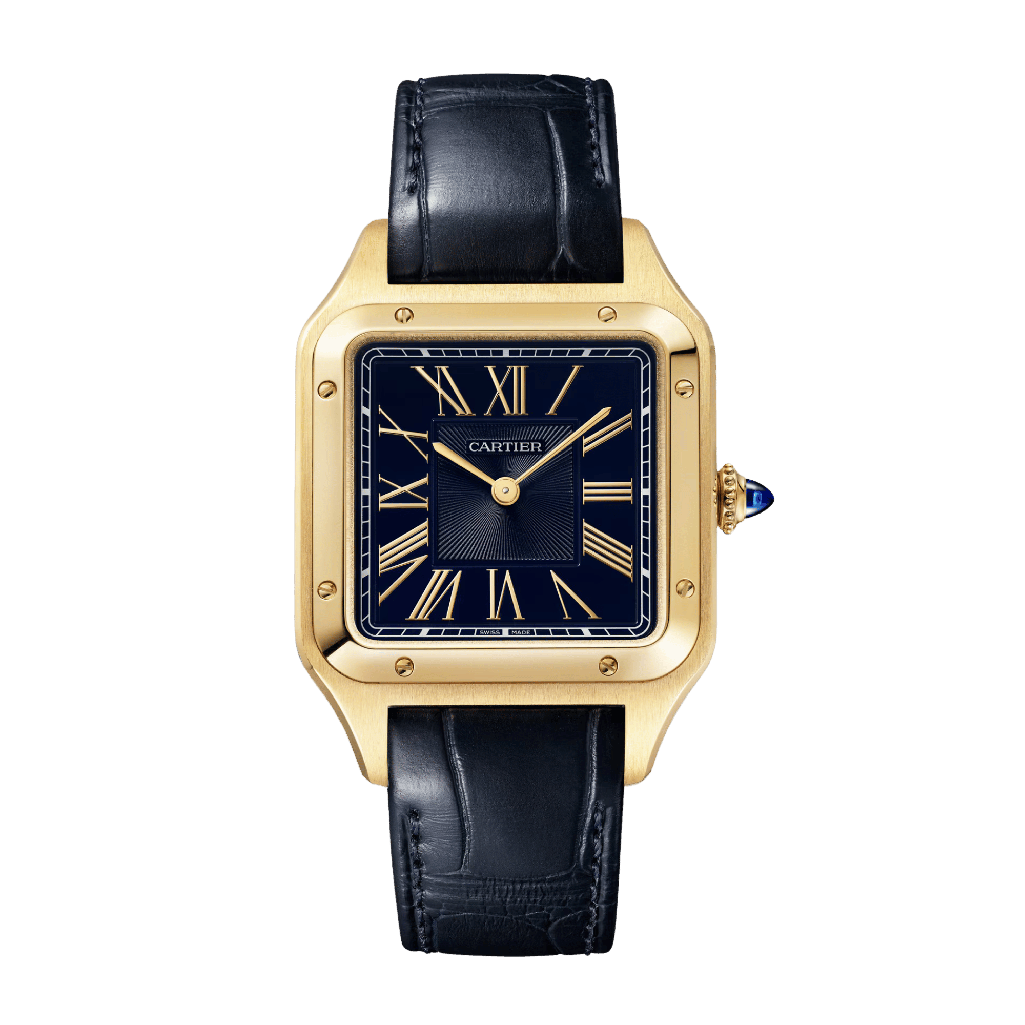 Santos-Dumont Yellow Gold Blue Dial 31mm Product Image