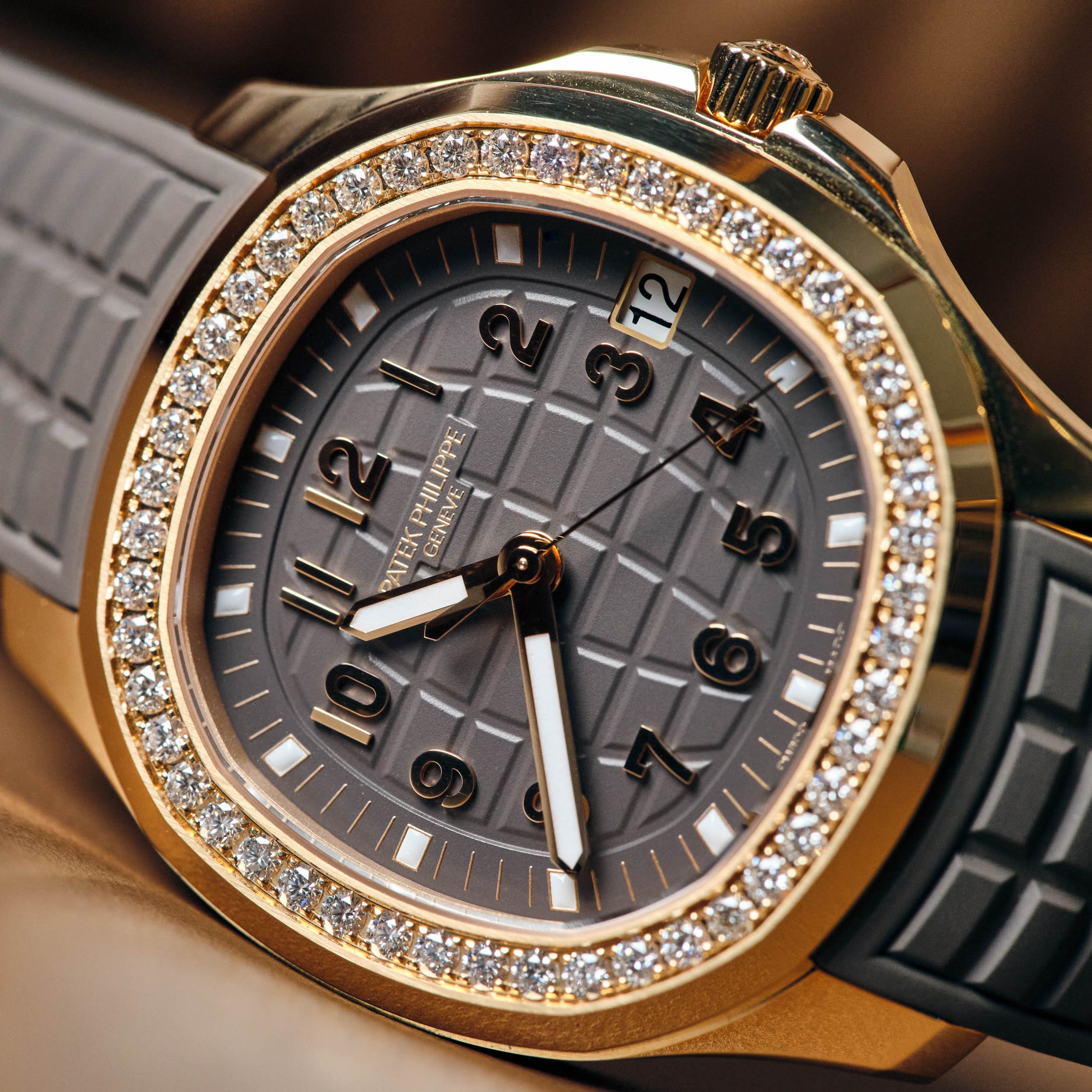 Aquanaut Rose Gold Diamond Brown Dial 38mm Product Image