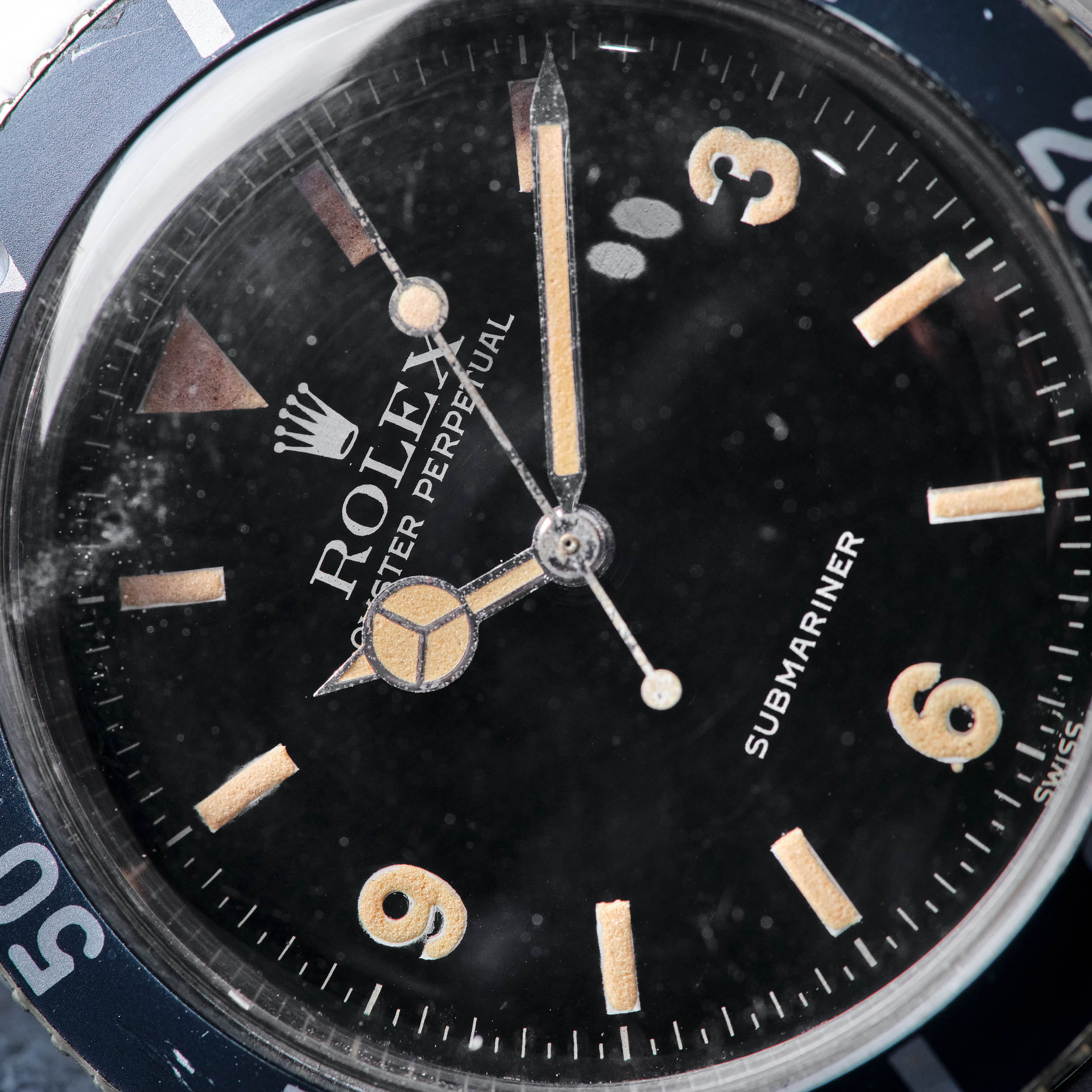 Vintage Submariner Big Crown "Mark II" Steel Black Dial 37mm Product Image