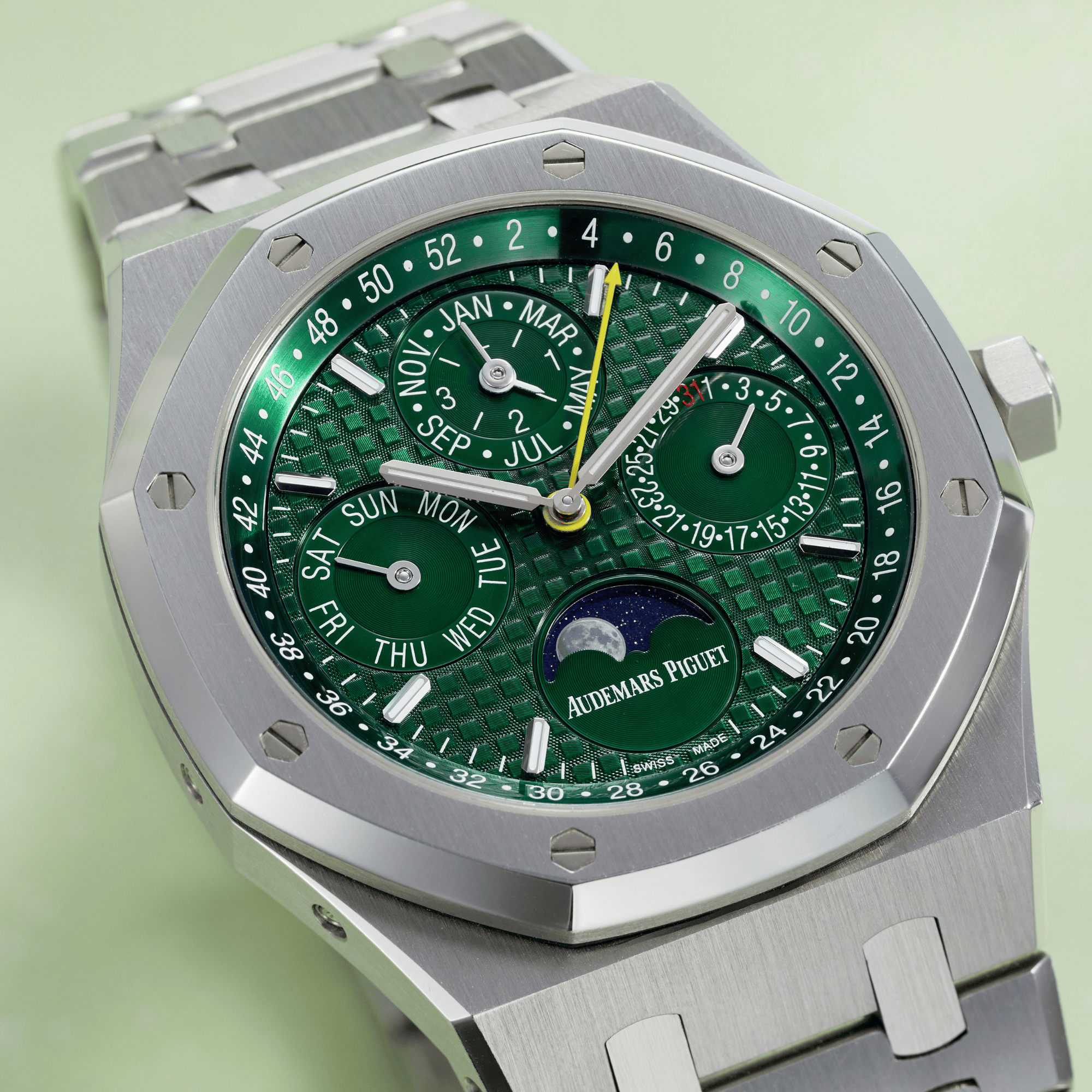 Audemars Piguet Royal Oak Perpetual Calendar Steel Green Dial 41mm