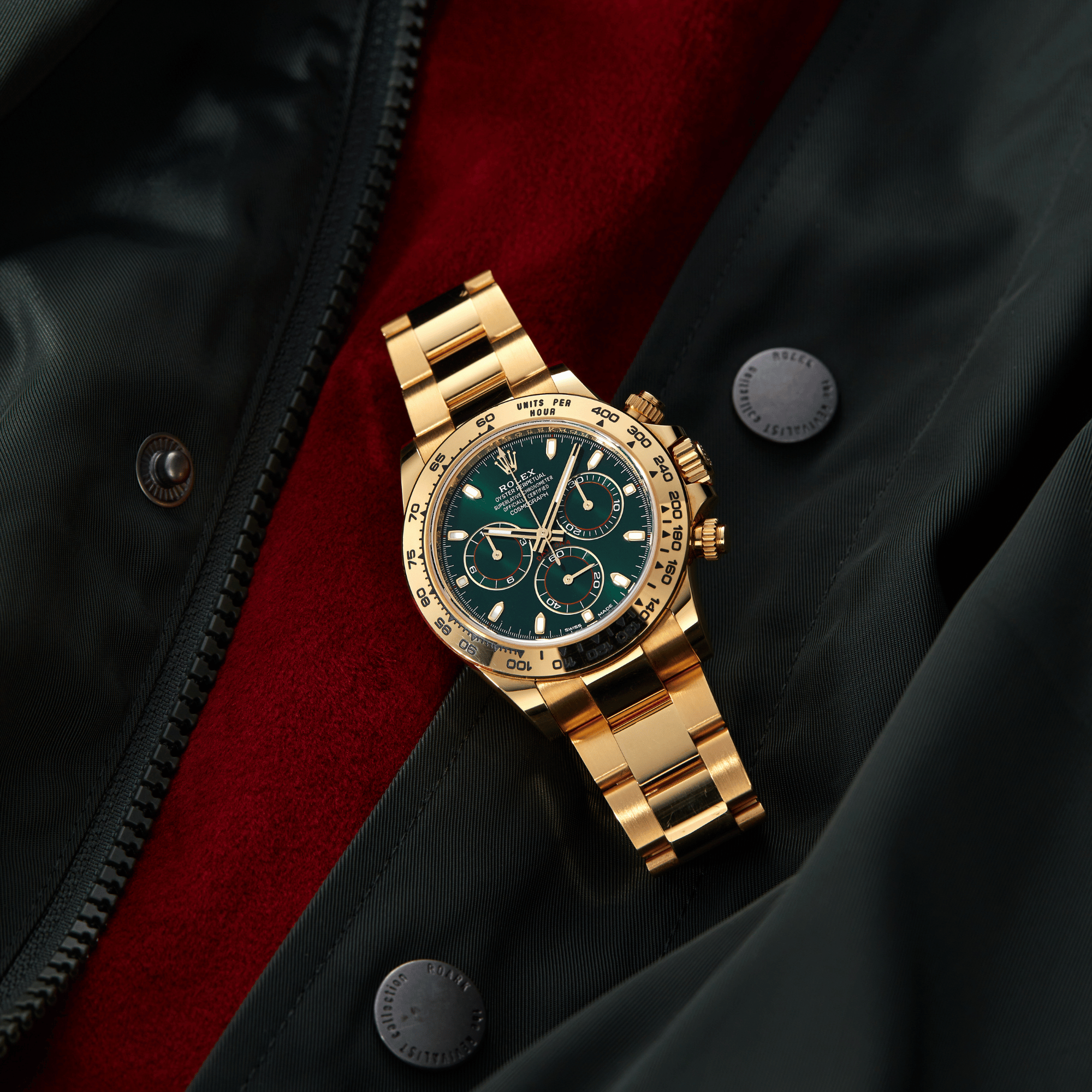Daytona Yellow Gold Green Dial "John Mayer" 40mm Product Image 6