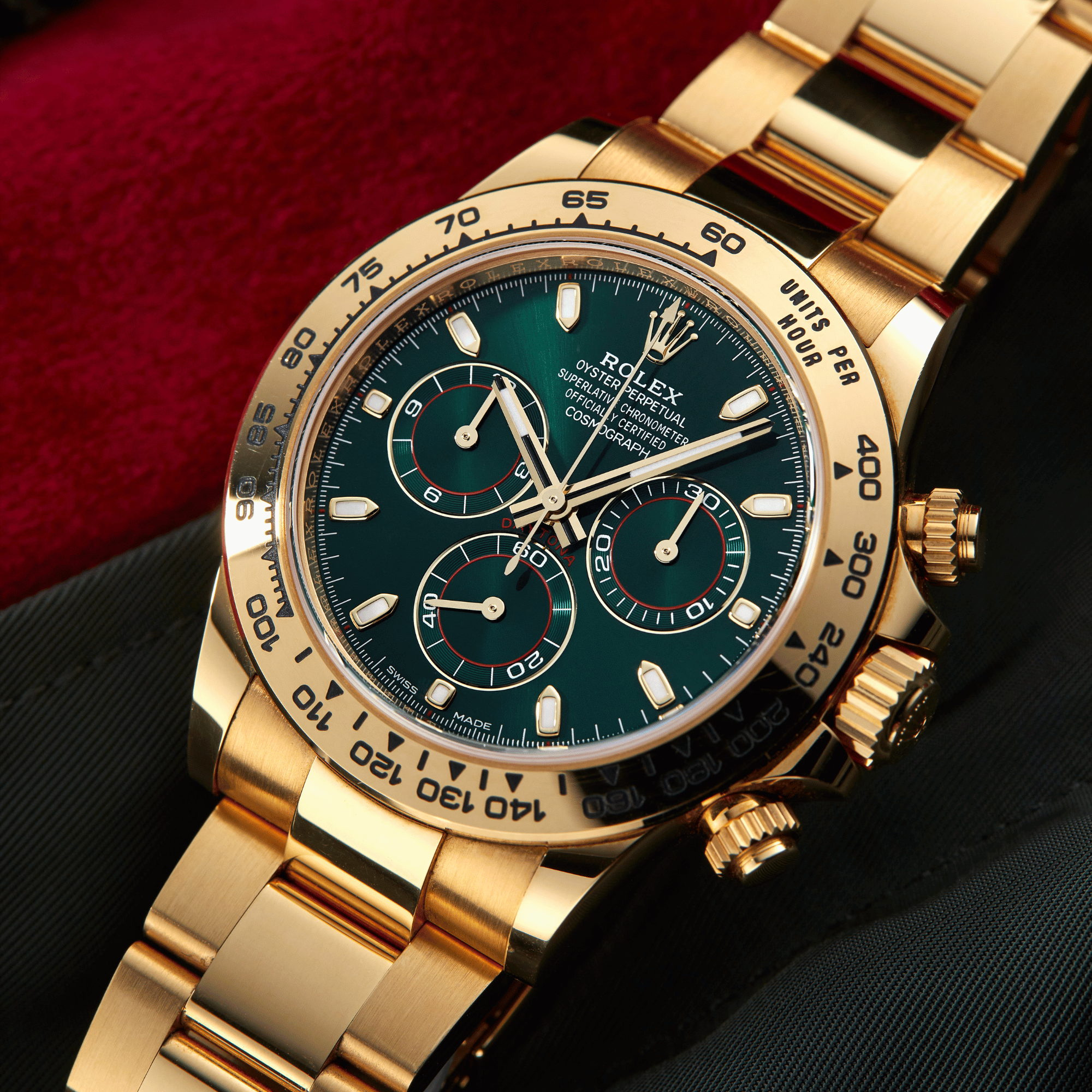 Daytona Yellow Gold Green Dial "John Mayer" 40mm Product Image 7