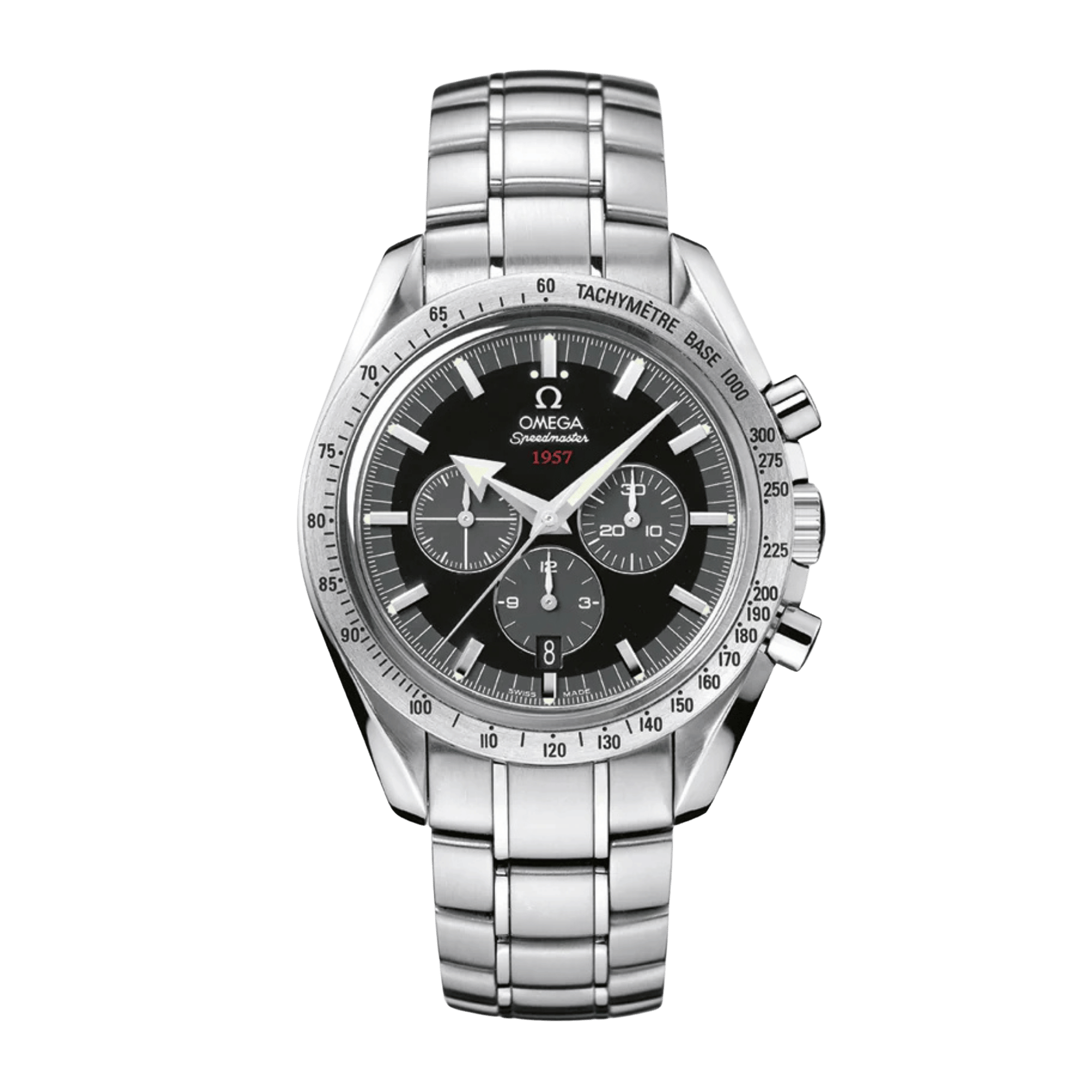 Speedmaster Broad Arrow Steel Black Dial 42mm Product Image