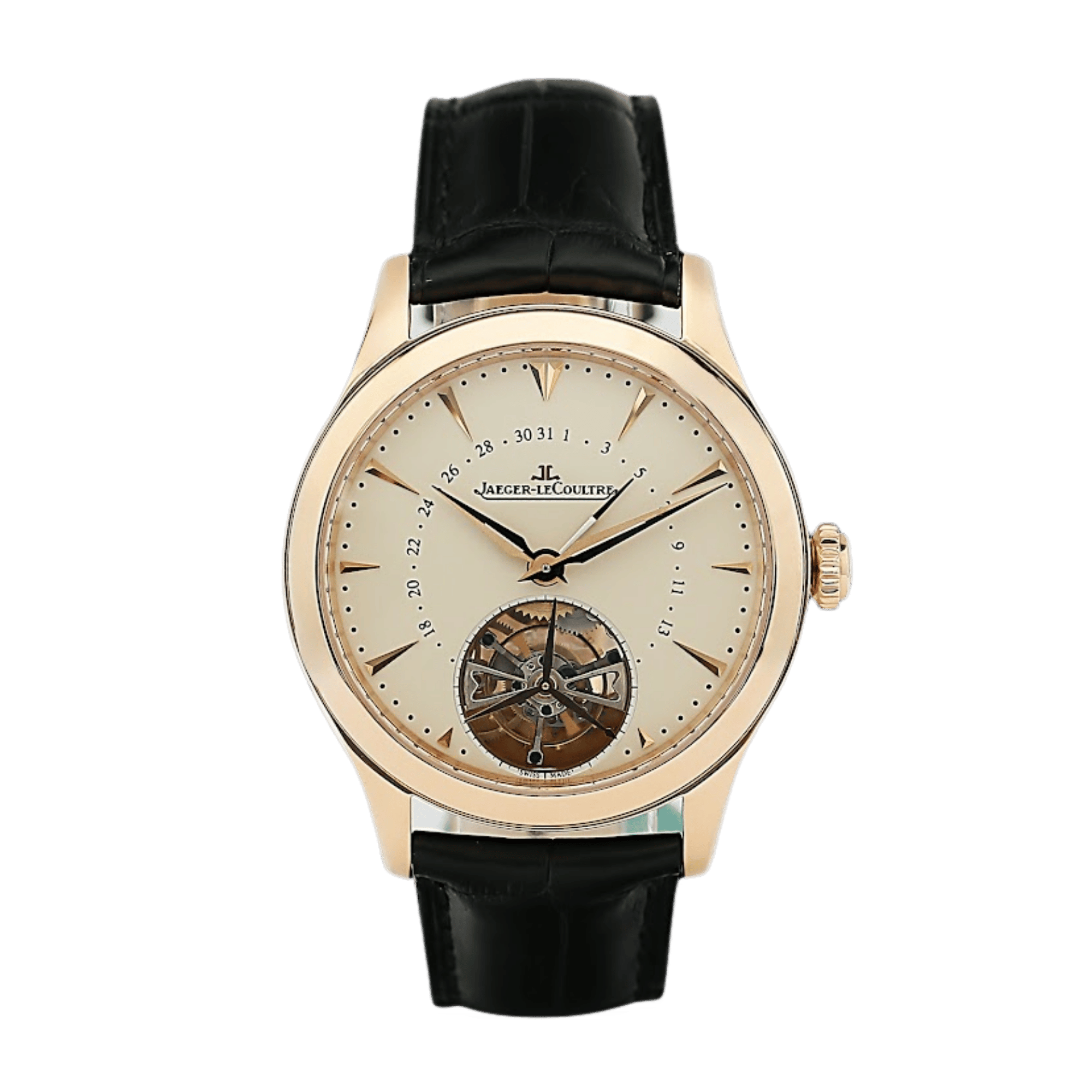 Master Date Tourbillon Rose Gold Beige Dial 39mm Product Image 1