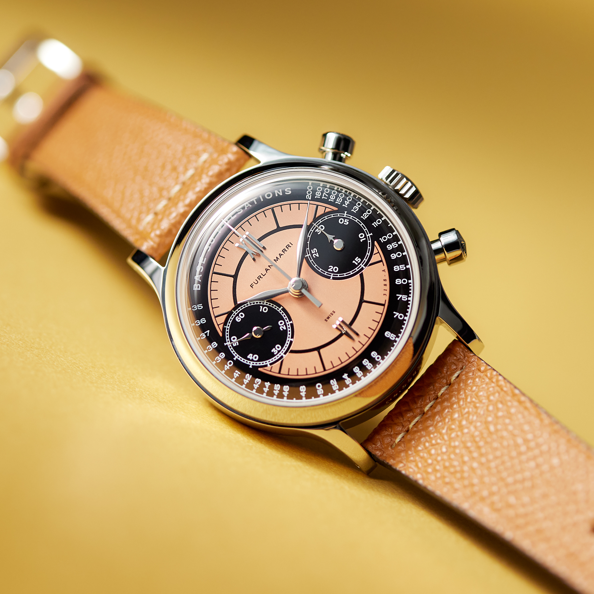 Furlan Marri x Auro x Revo - Flyback Chronographs 3188-A ‘Salmon Flyback' Product Image