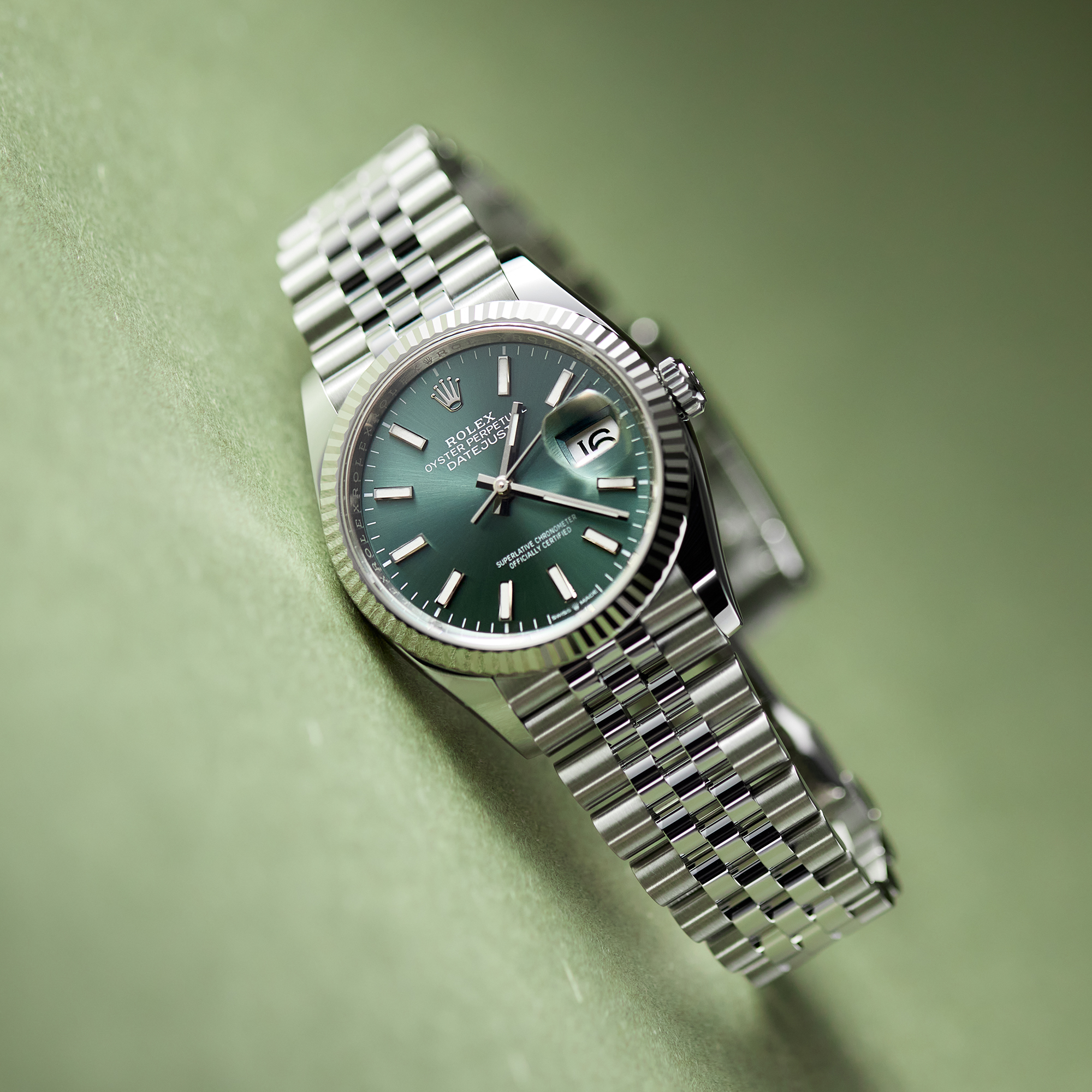 Datejust Steel Jubilee Green Dial 36mm Product Image