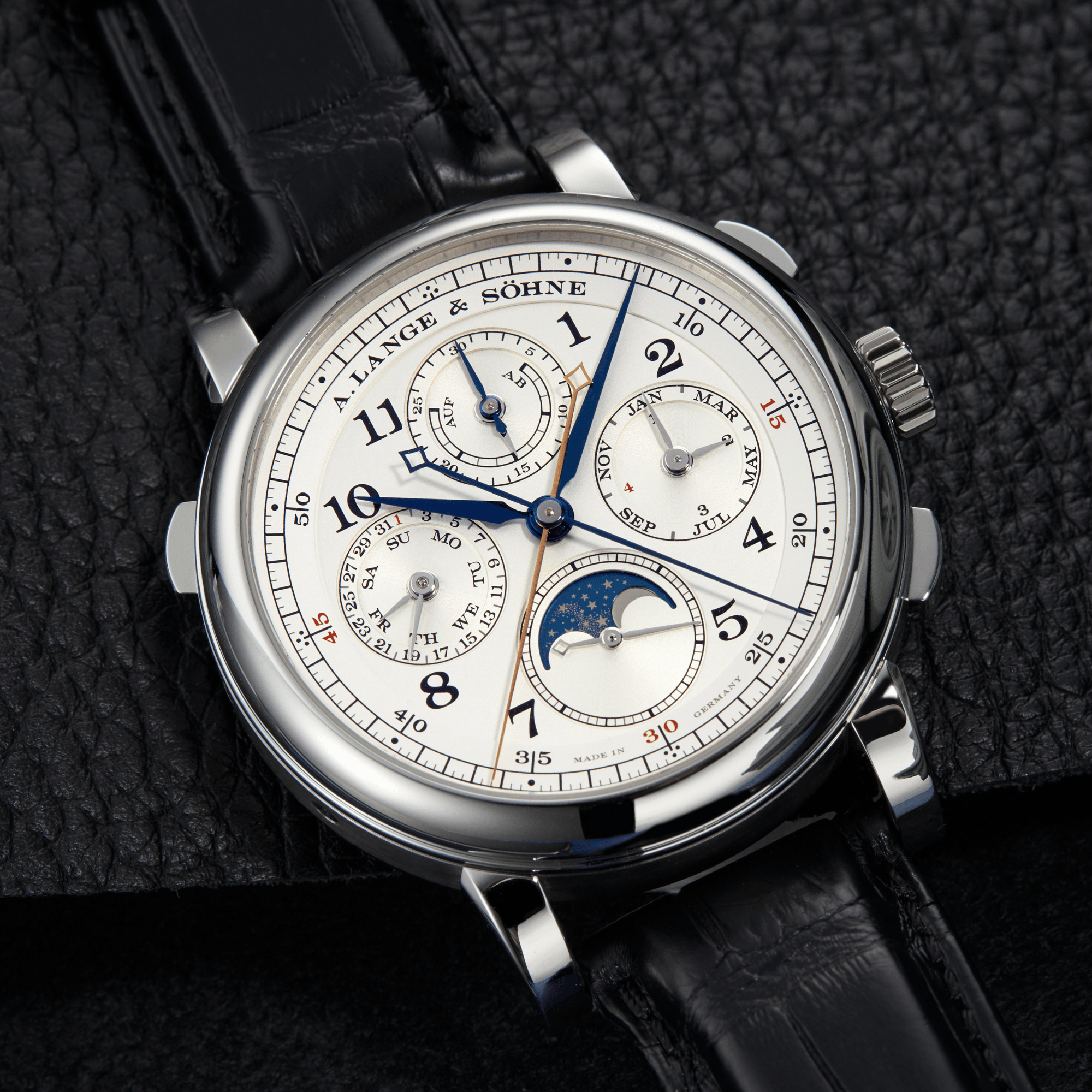 1815 Rattrapante Perpetual Calendar Platinum Silver Dial 42mm Product Image