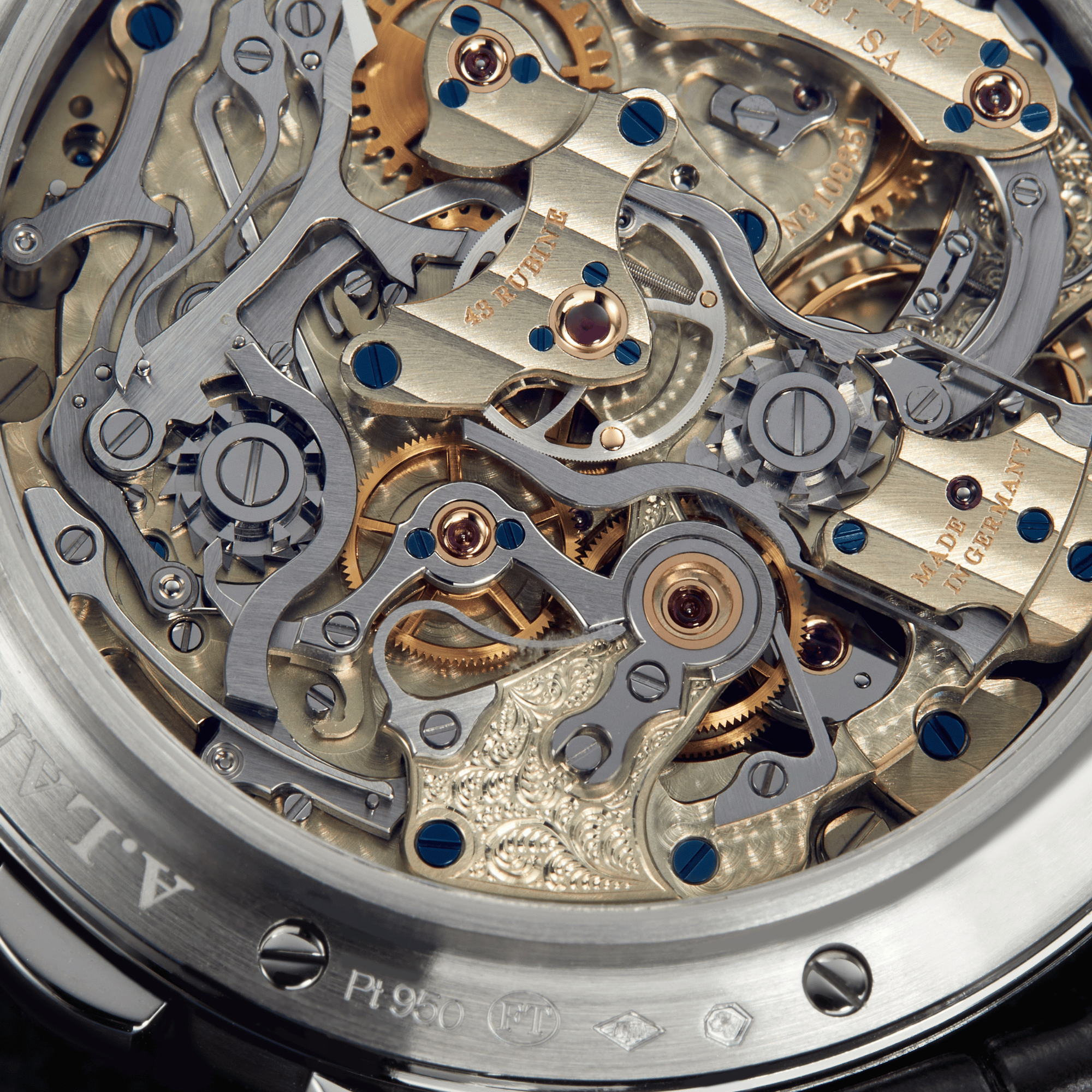 1815 Rattrapante Perpetual Calendar Platinum Silver Dial 42mm Product Image
