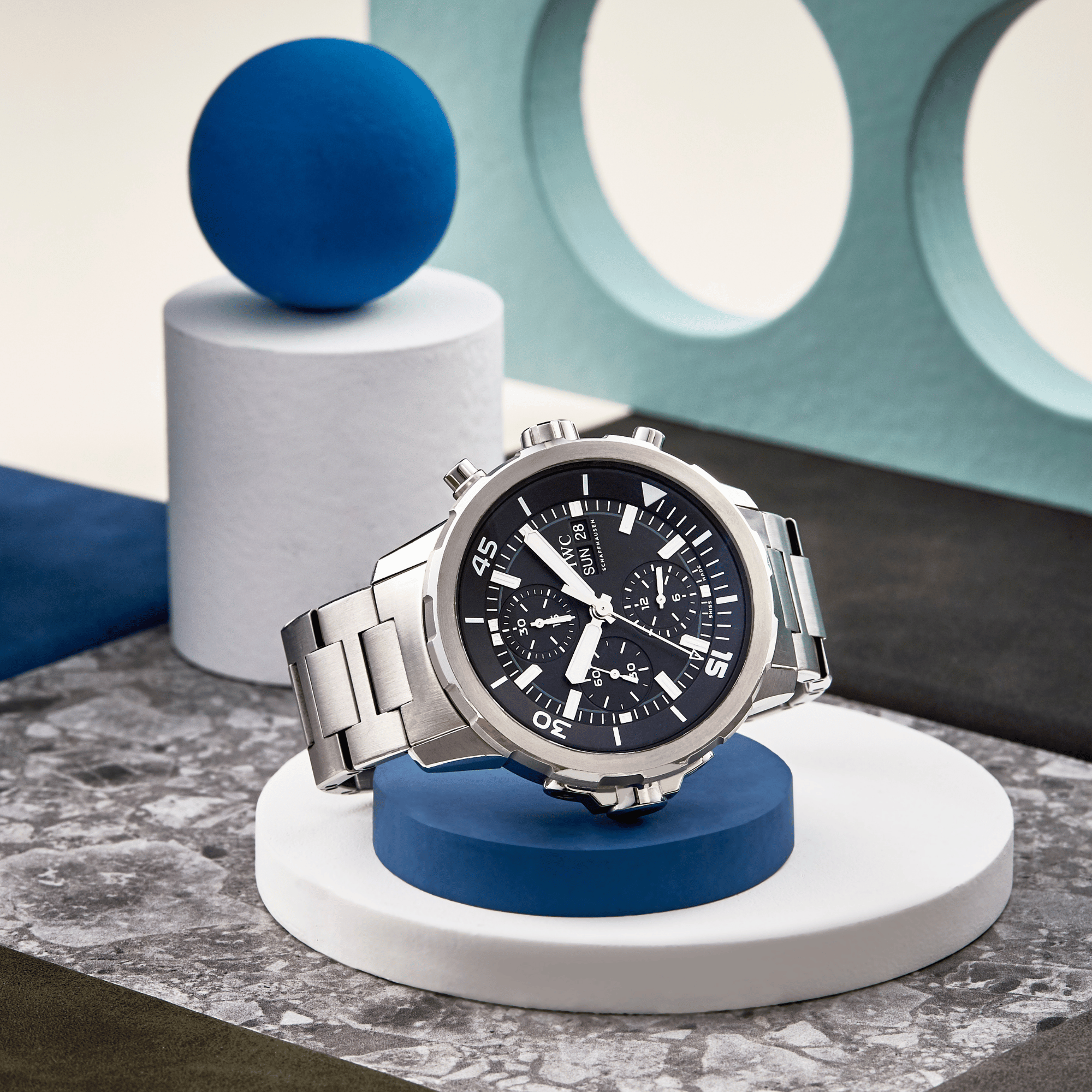 Aquatimer Chronograph Steel Black Dial 44mm Product Image 7