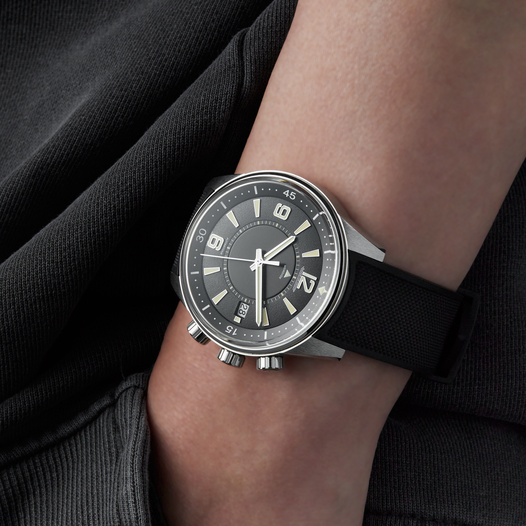 Polaris Memovox 50th Anniversary Black Dial 42mm Product Image
