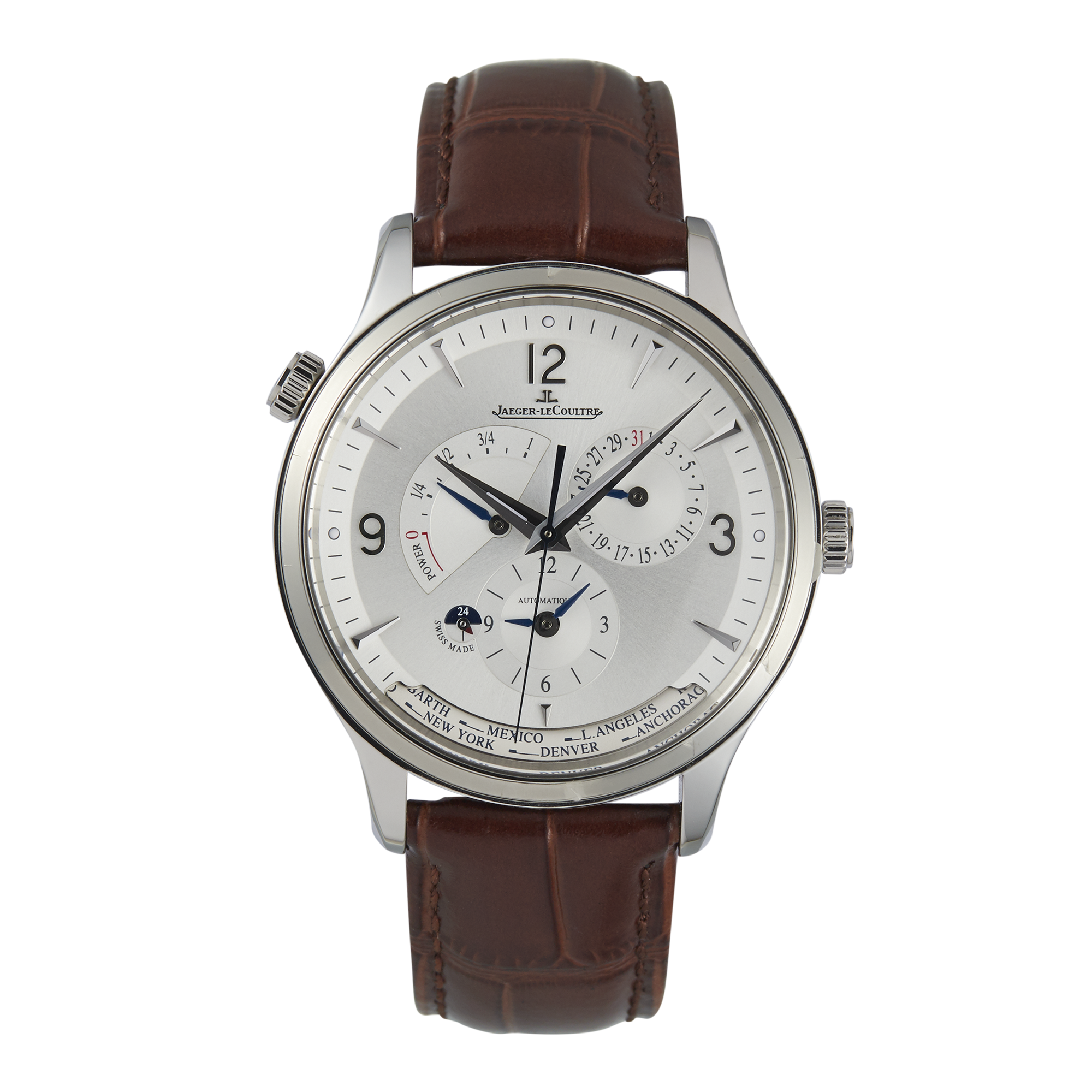 Master Control Geographic Steel Silver Dial 40mm Product Image