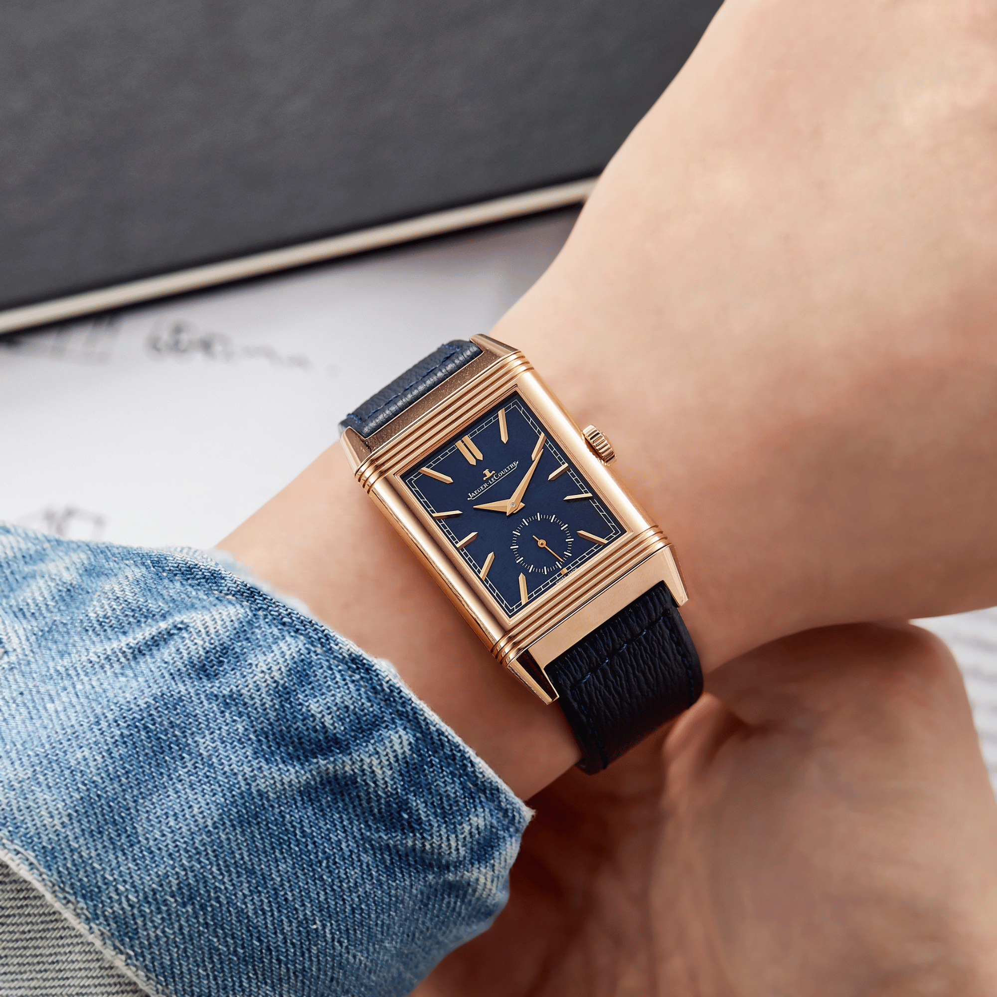 Reverso Tribute Duoface Fagliano Rose Gold Product Image