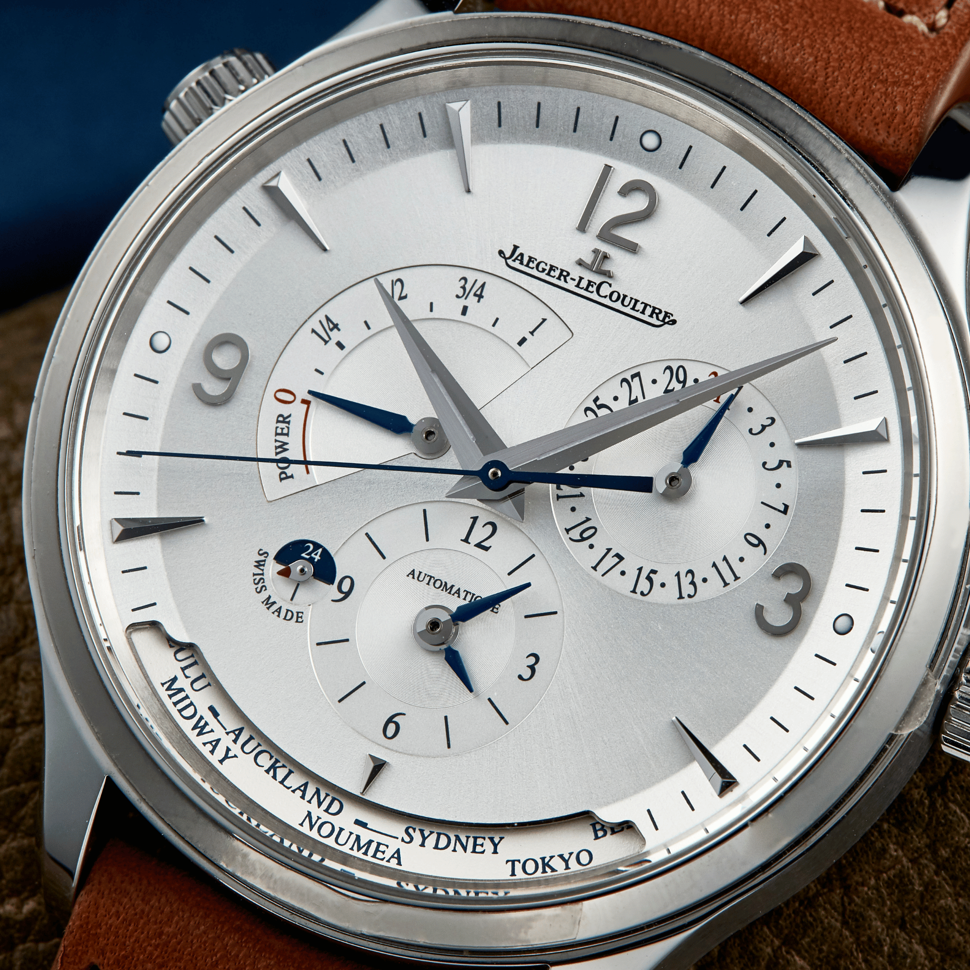 Master Control Geographic Steel Silver Dial 40mm Product Image