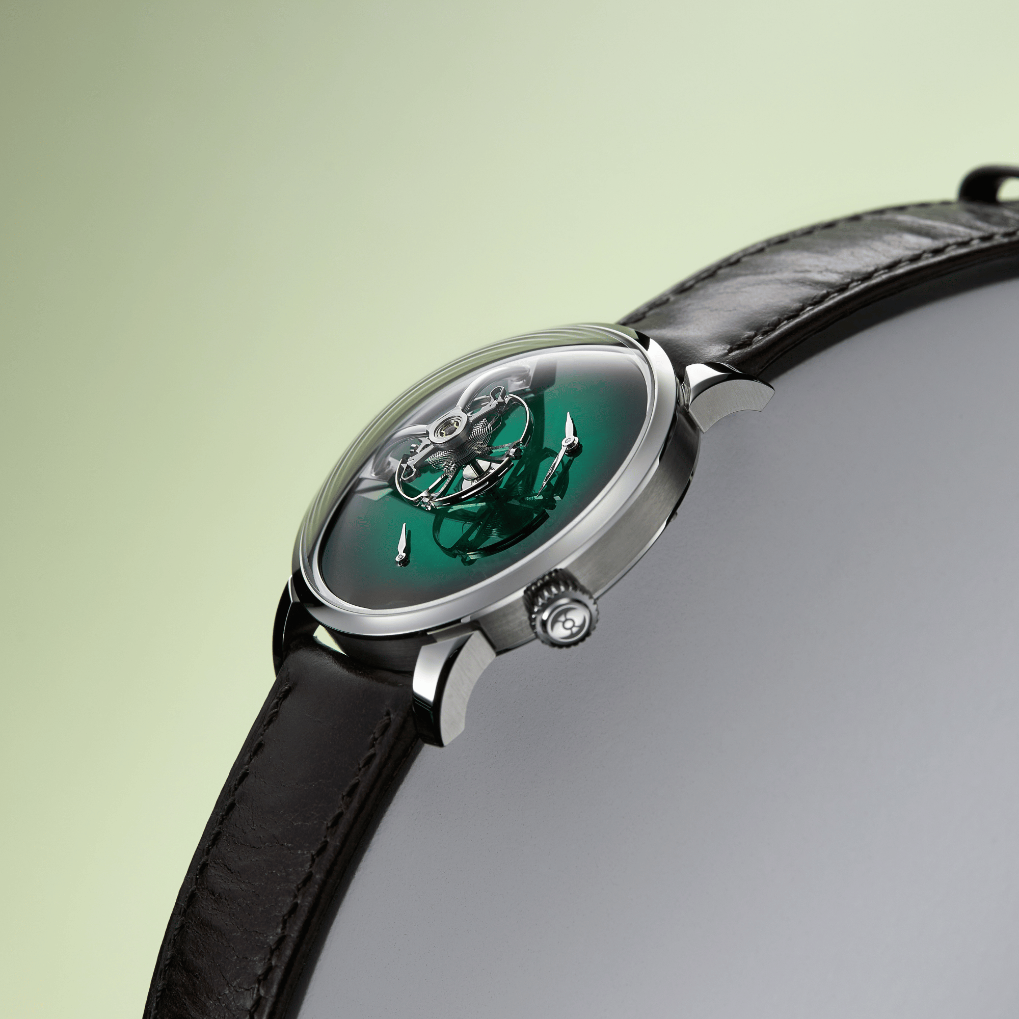 Legacy Machine MB&F x Moser LM101 Cosmic Green 40mm Product Image