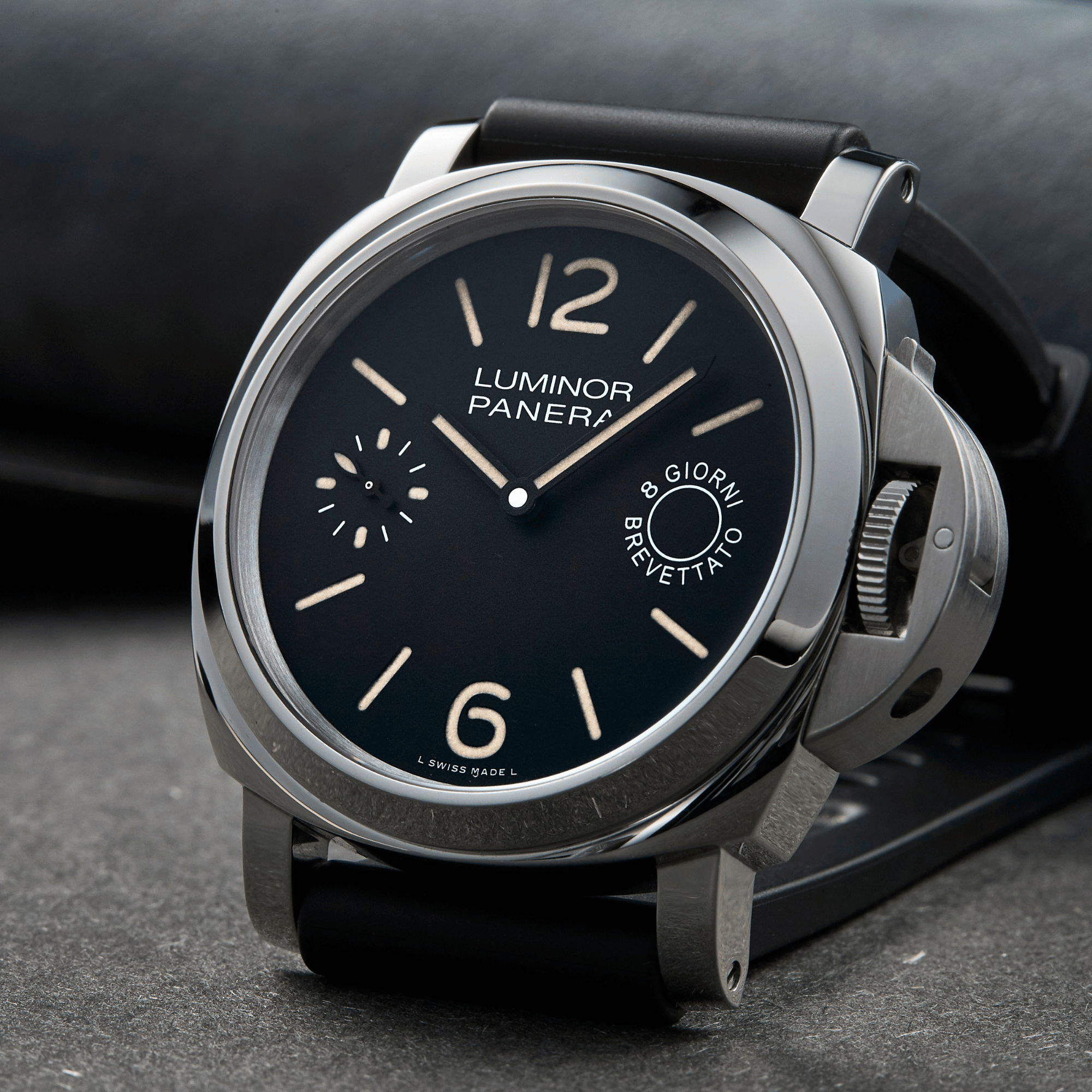 Luminor Marina 8 Days Steel Black Dial 44mm Product Image