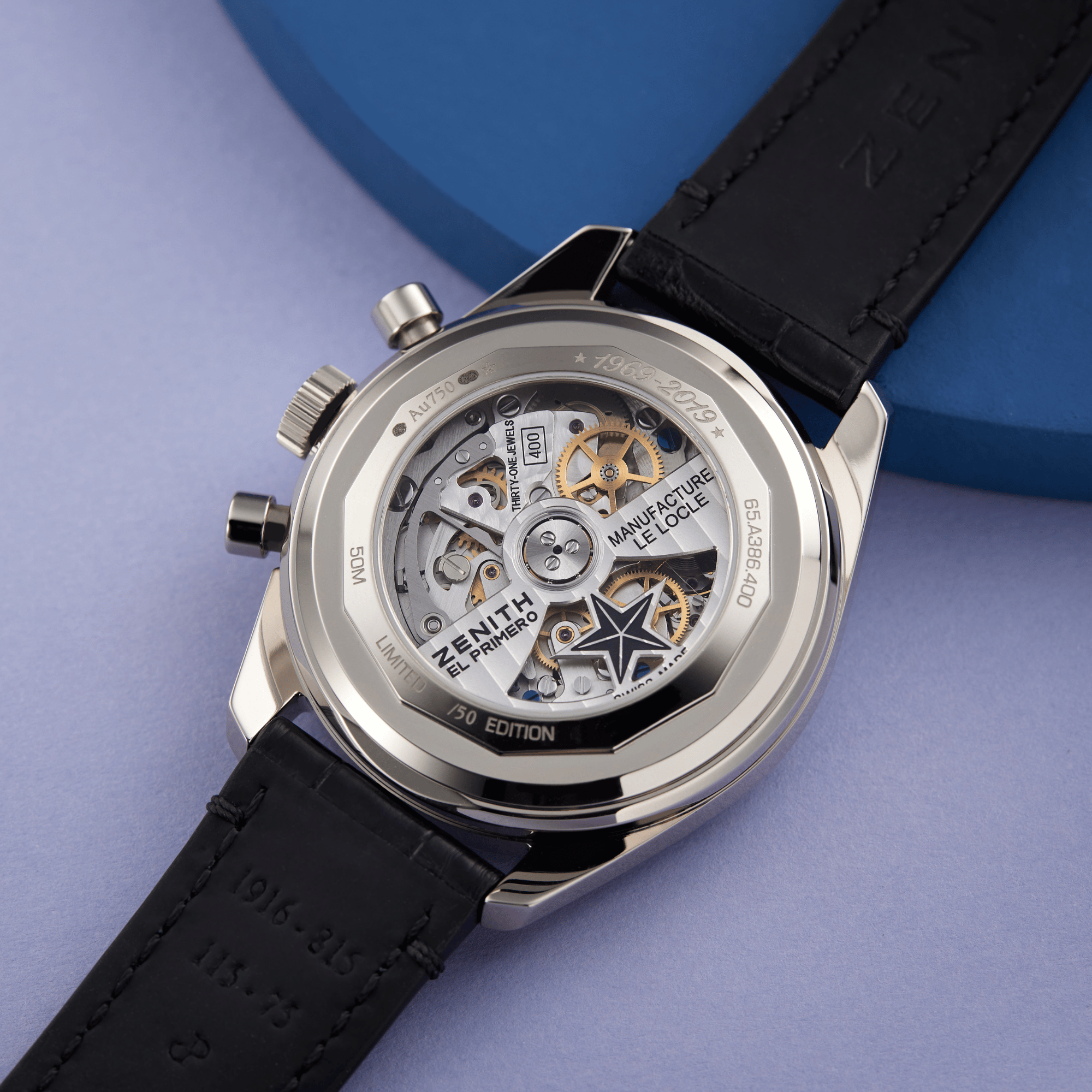 Revival El Primero A6 50th Anniversary White Gold White Dial 38mm Product Image 5