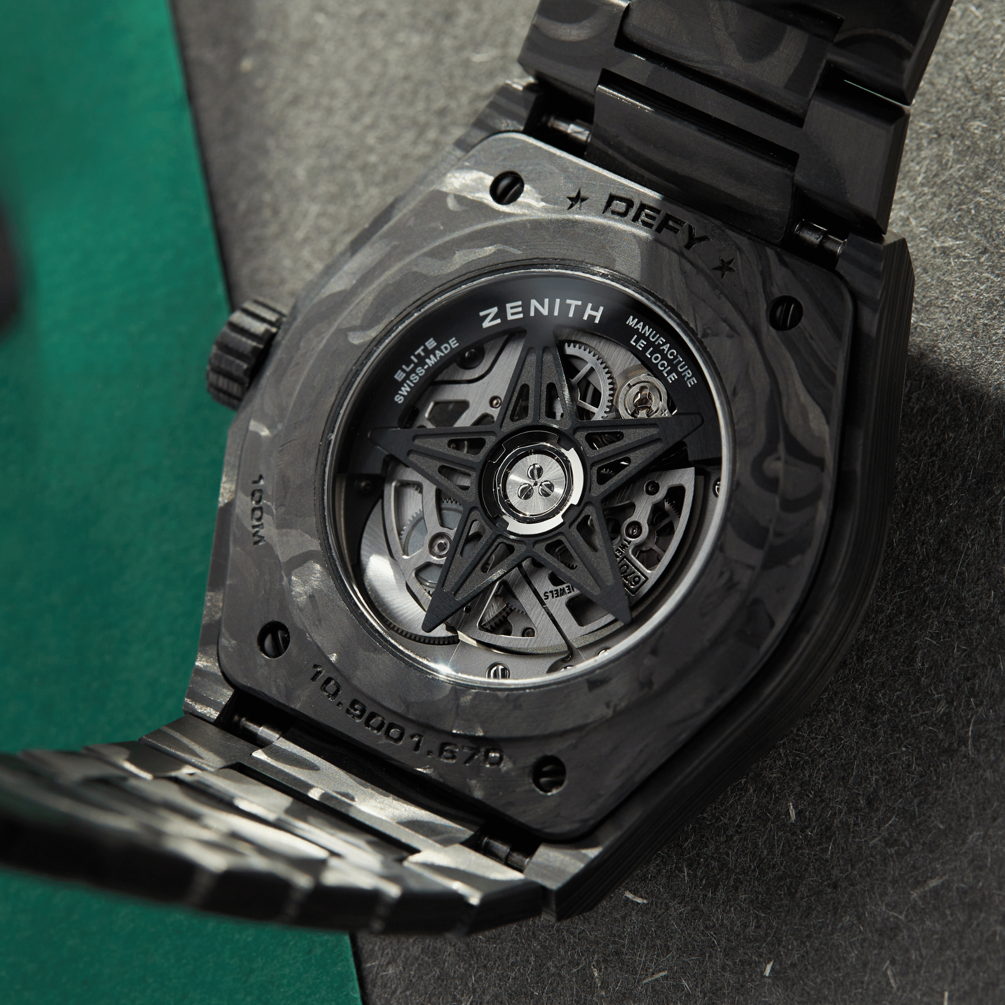 Defy Classic Carbon Skeleton Dial 41mm Product Image 21