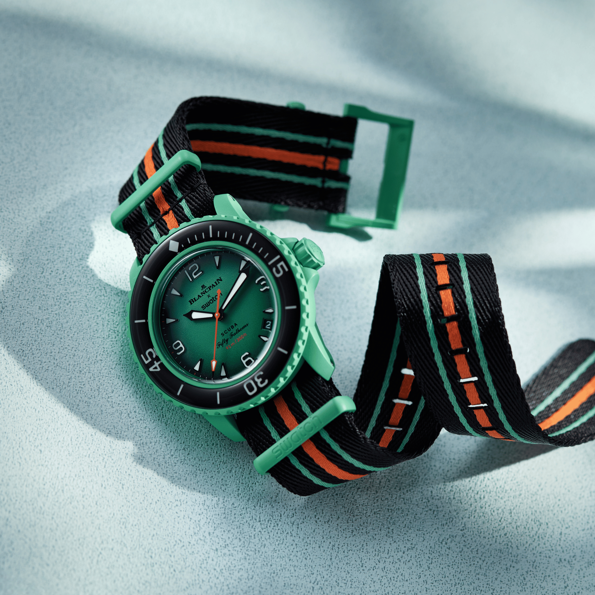 Fifty Fathoms Blancpain x Swatch Indian Ocean 42mm Product Image 1
