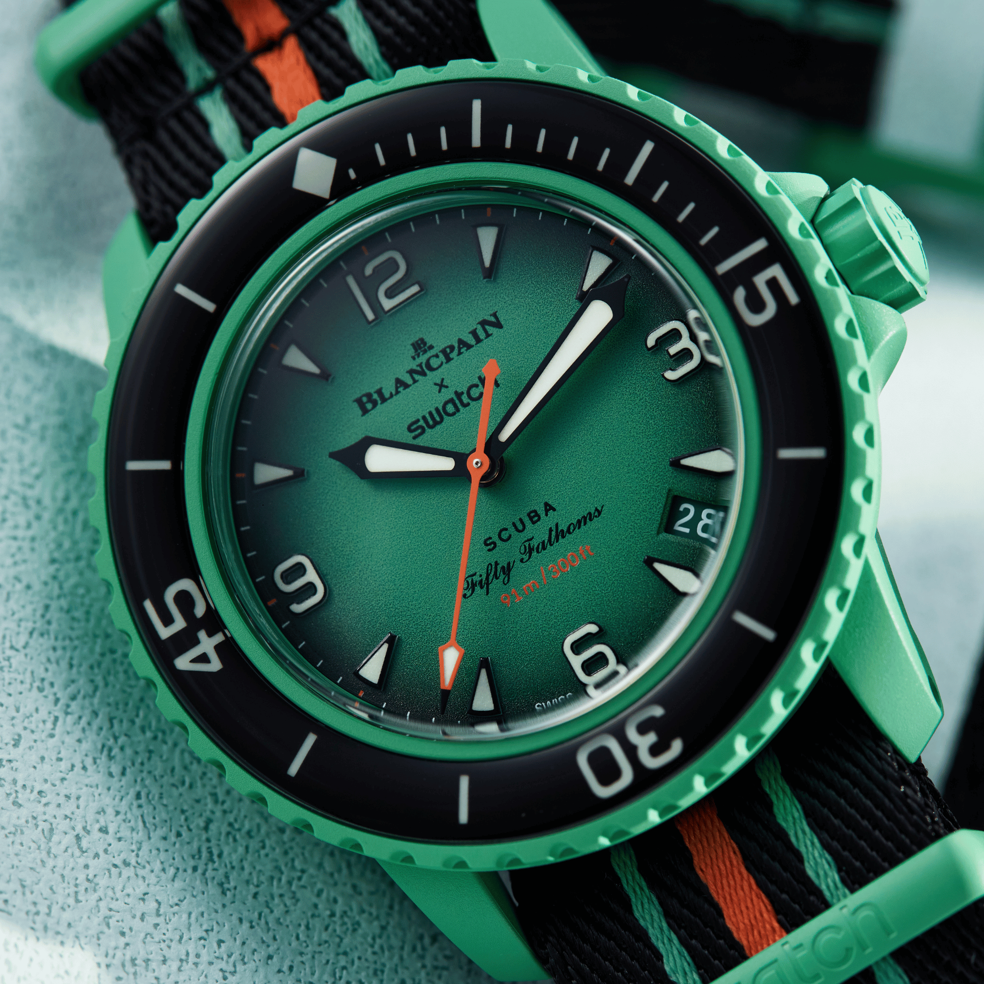 Fifty Fathoms Blancpain x Swatch Indian Ocean 42mm Product Image 2