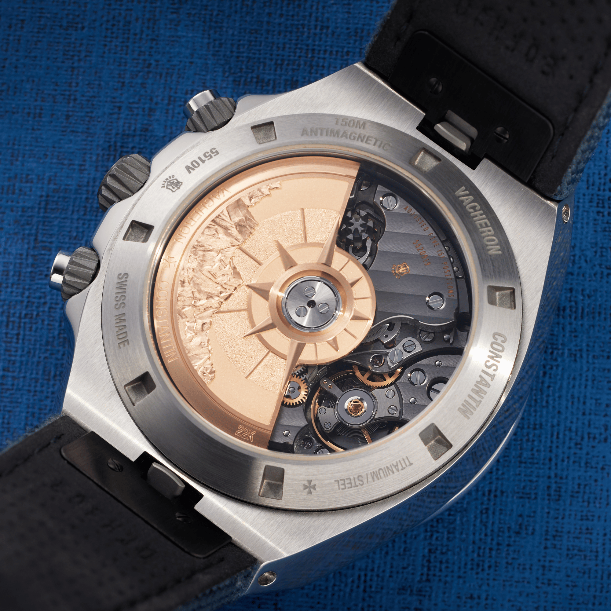 Overseas Everest Chronograph Titanium & Steel Grey Dial 43mm Product Image