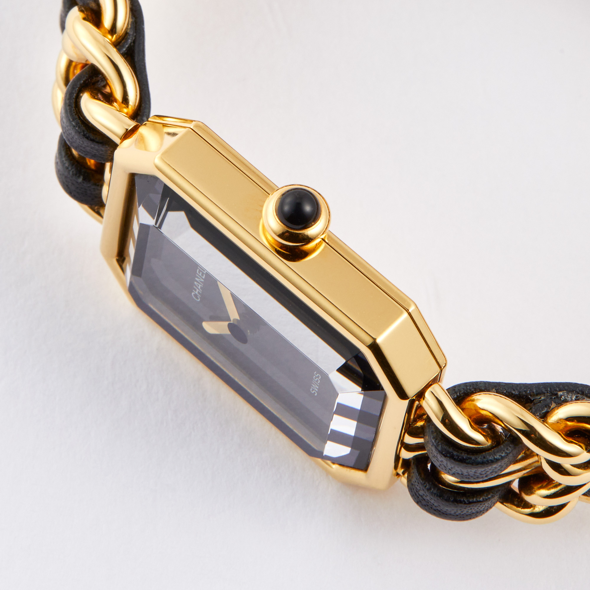 Premiere Medium Yellow Gold Plated & Steel Black Dial 20mm Product Image 2