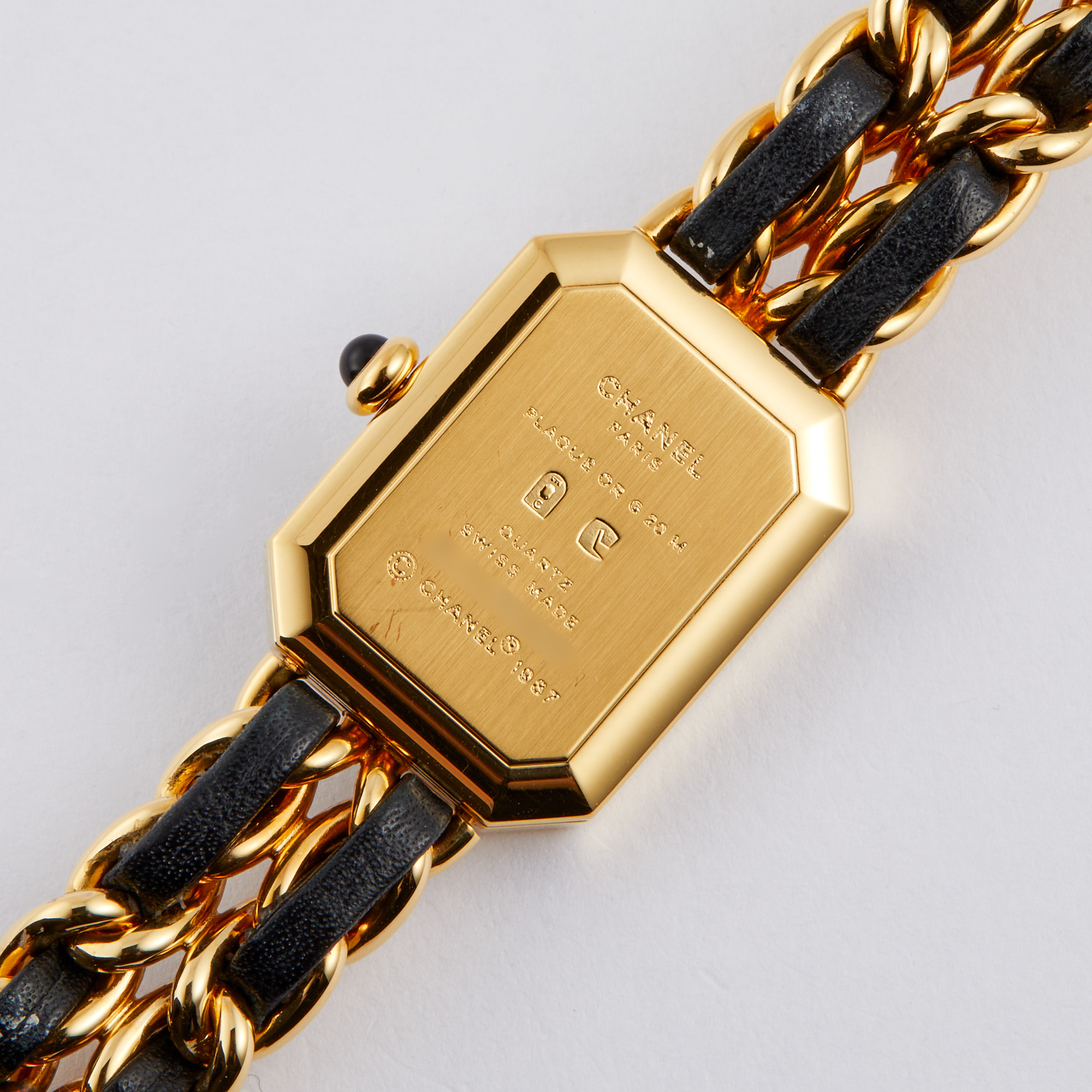 Premiere Medium Yellow Gold Plated & Steel Black Dial 20mm Product Image 6