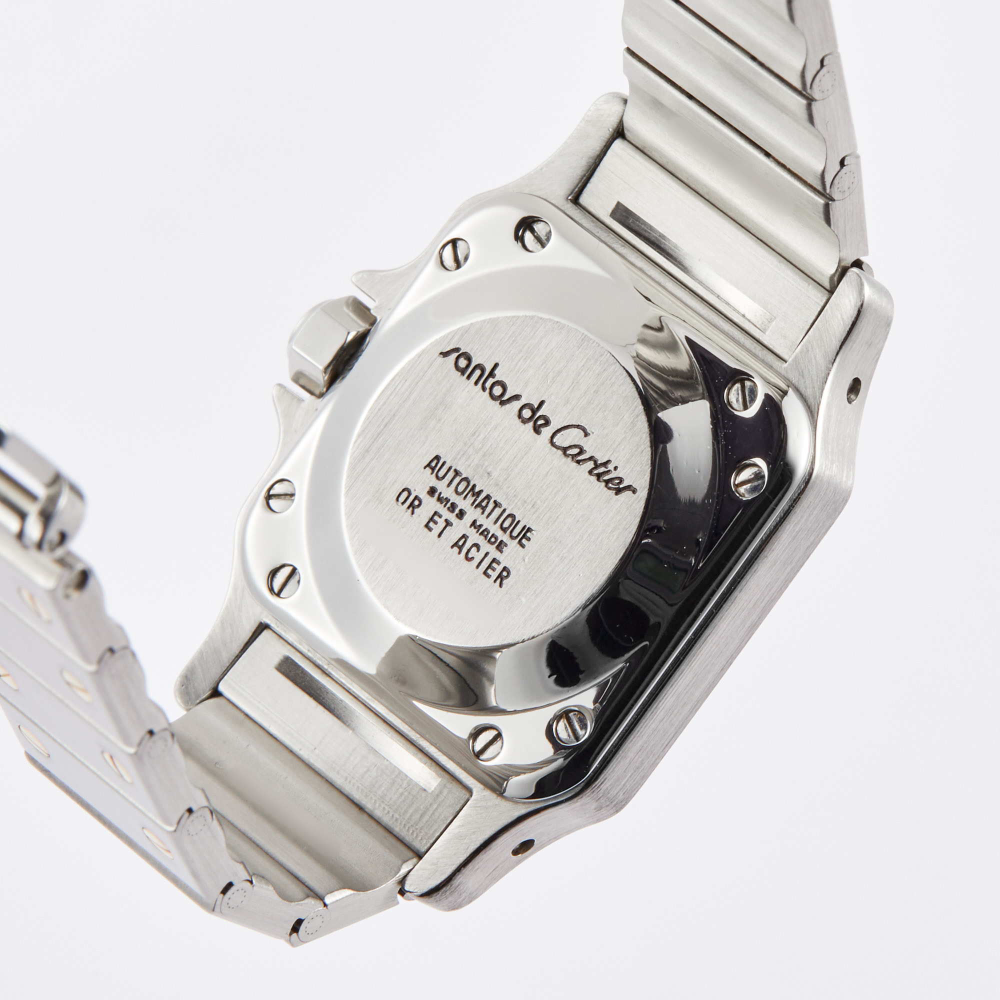 Vintage Santos Yellow Gold & Steel White Dial 24mm Product Image 6