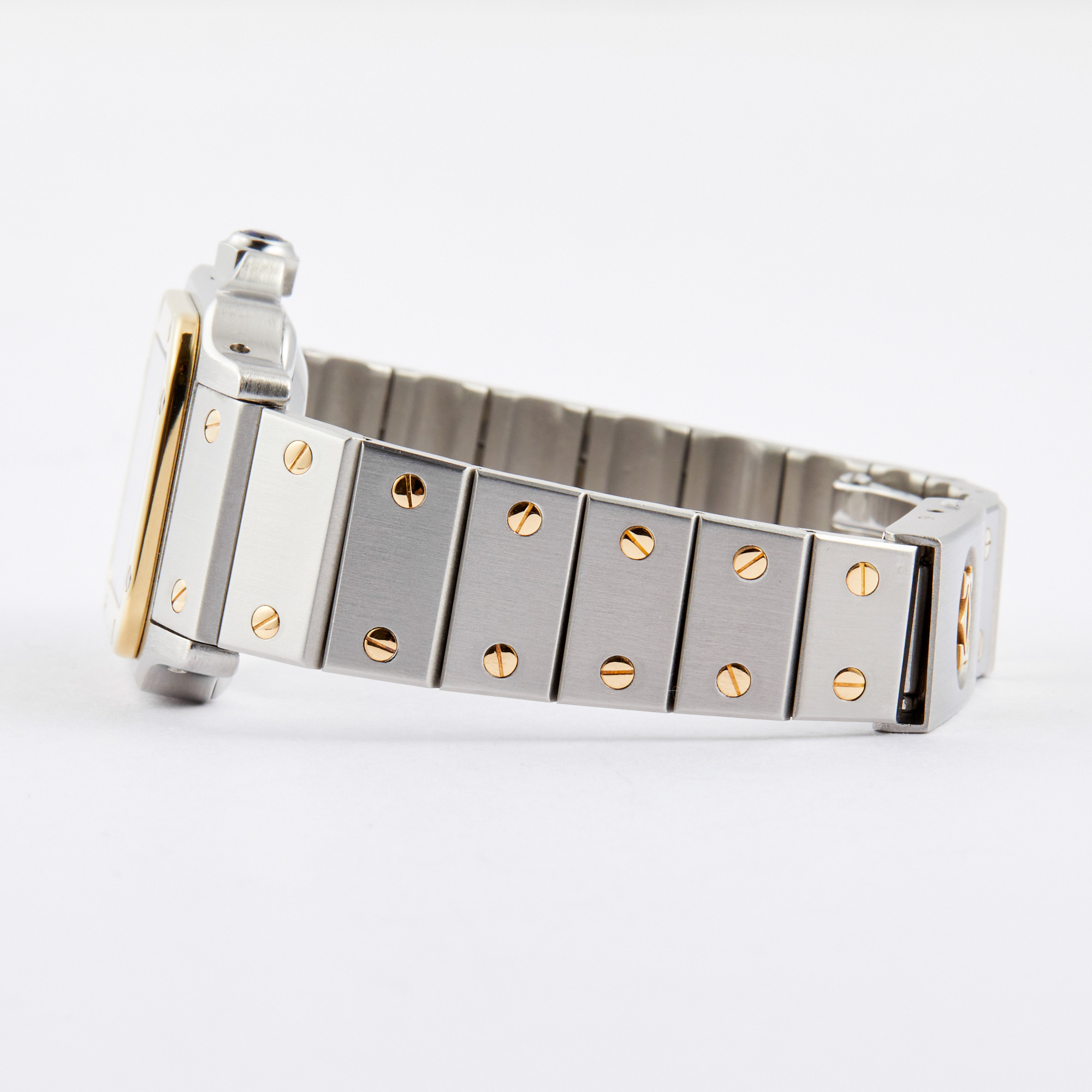 Vintage Santos Yellow Gold & Steel White Dial 24mm Product Image 9