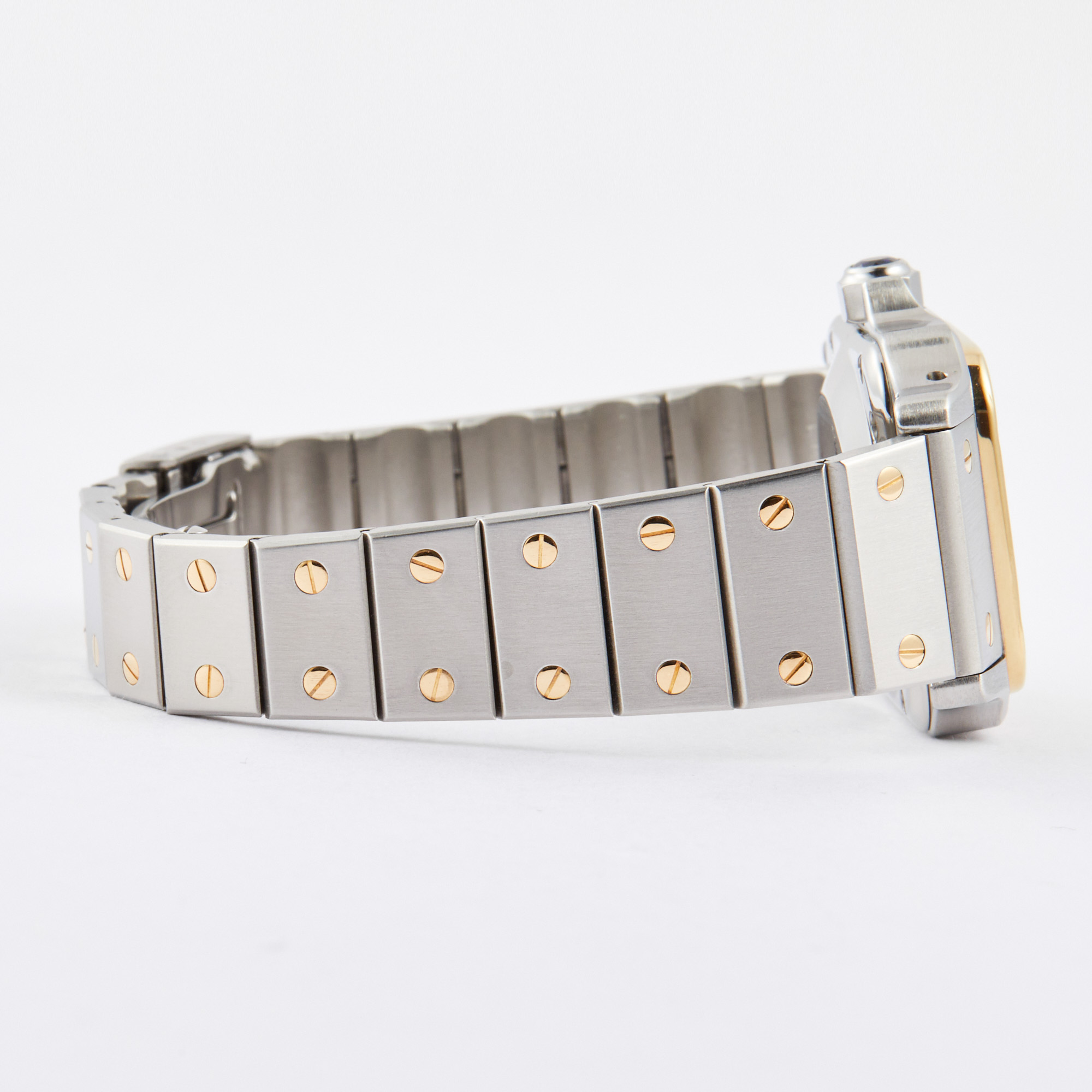 Vintage Santos Yellow Gold & Steel White Dial 24mm Product Image 10