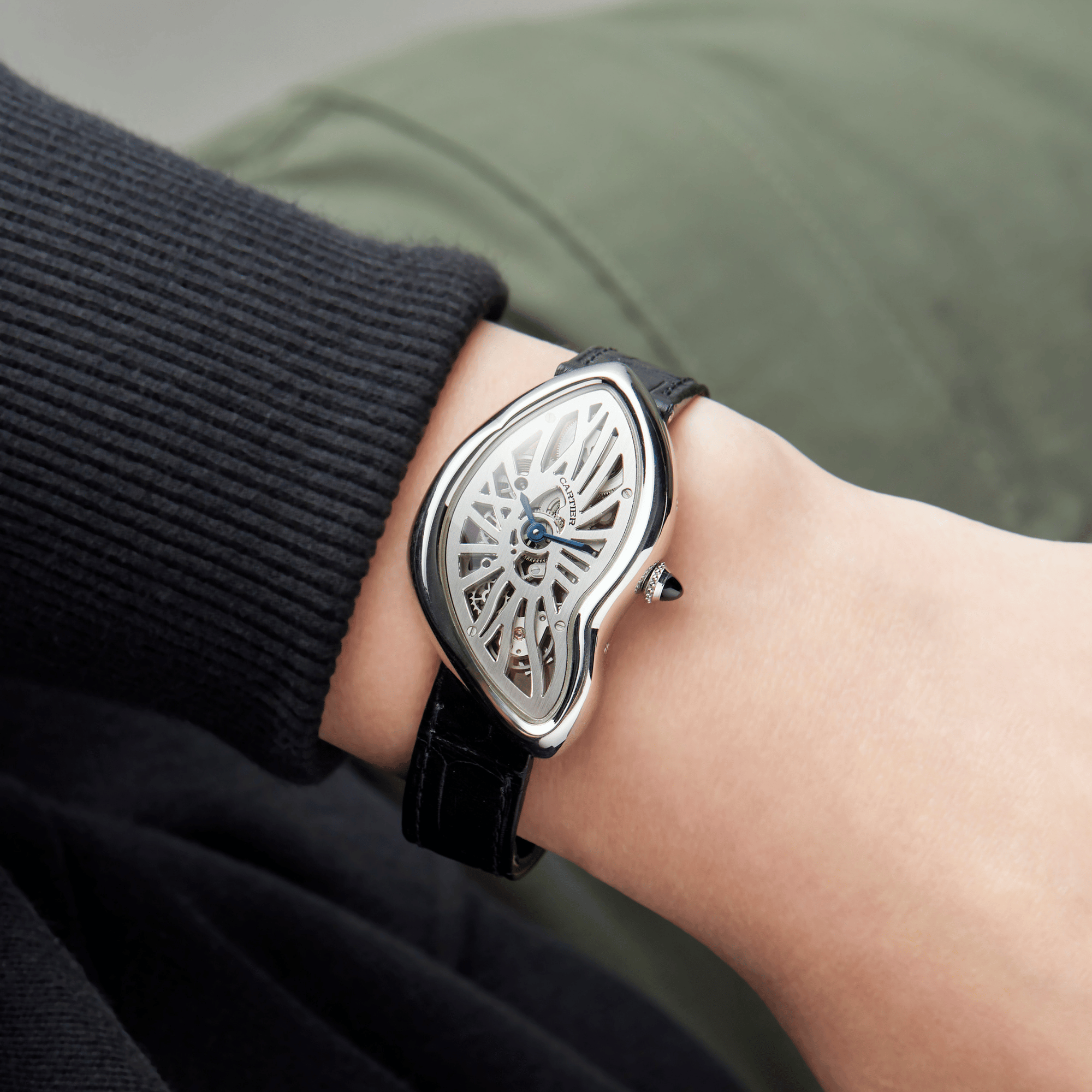 Crash de Cartier Platinum Skeleton Dial 28mm Product Image