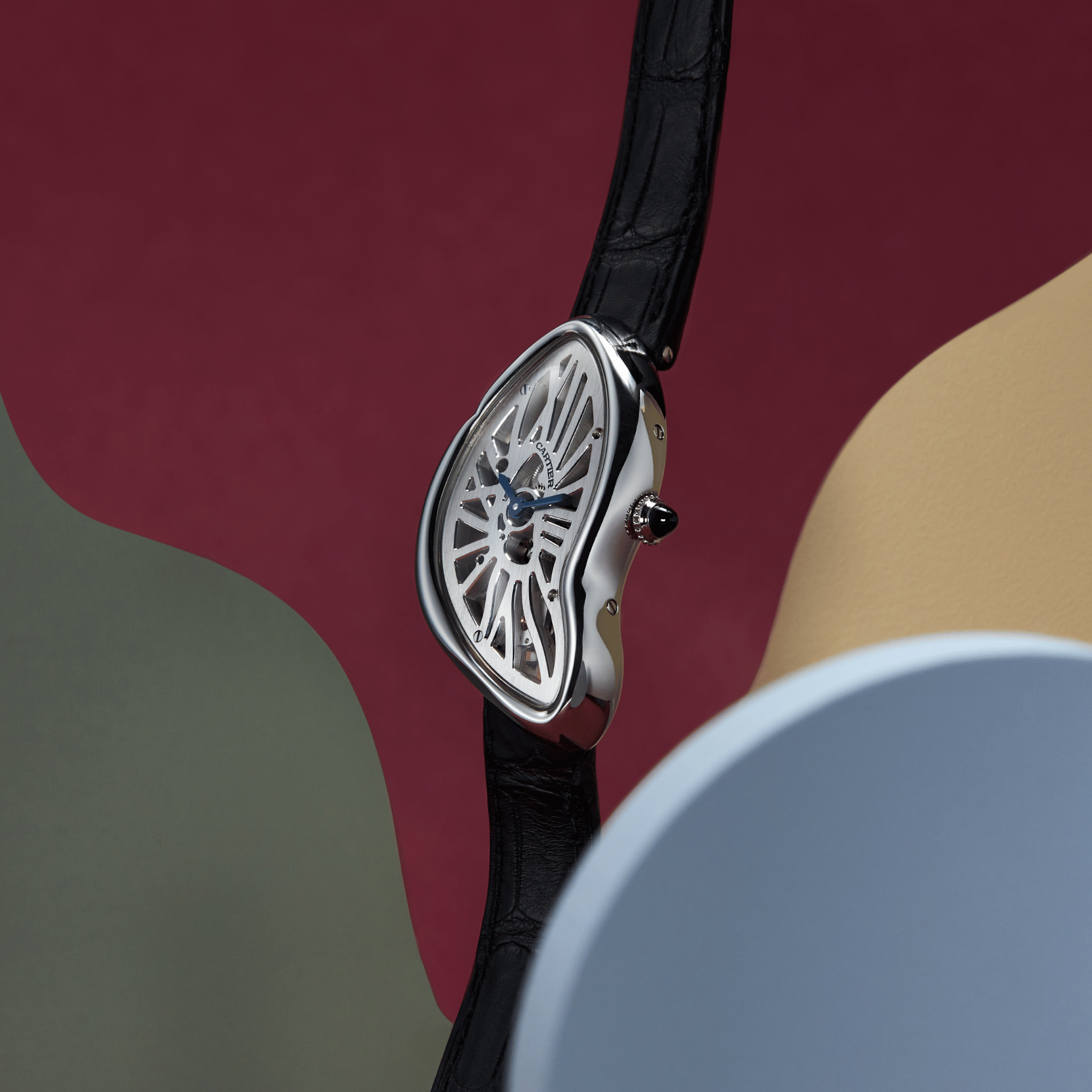 Cartier Crash de Cartier Platinum Skeleton Dial 28mm W7200001