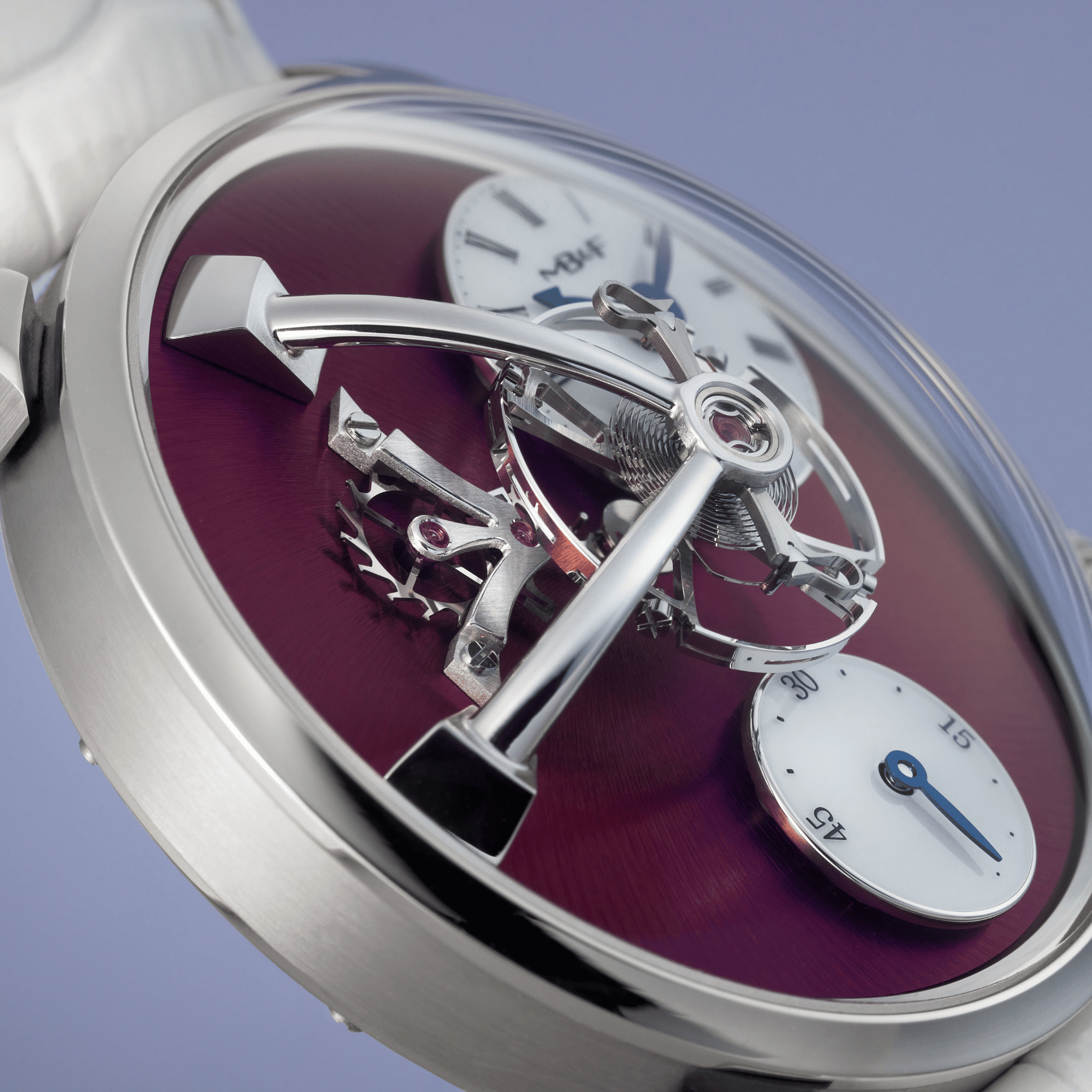 Legacy Machine 101 White Gold Purple Dial 40mm Product Image