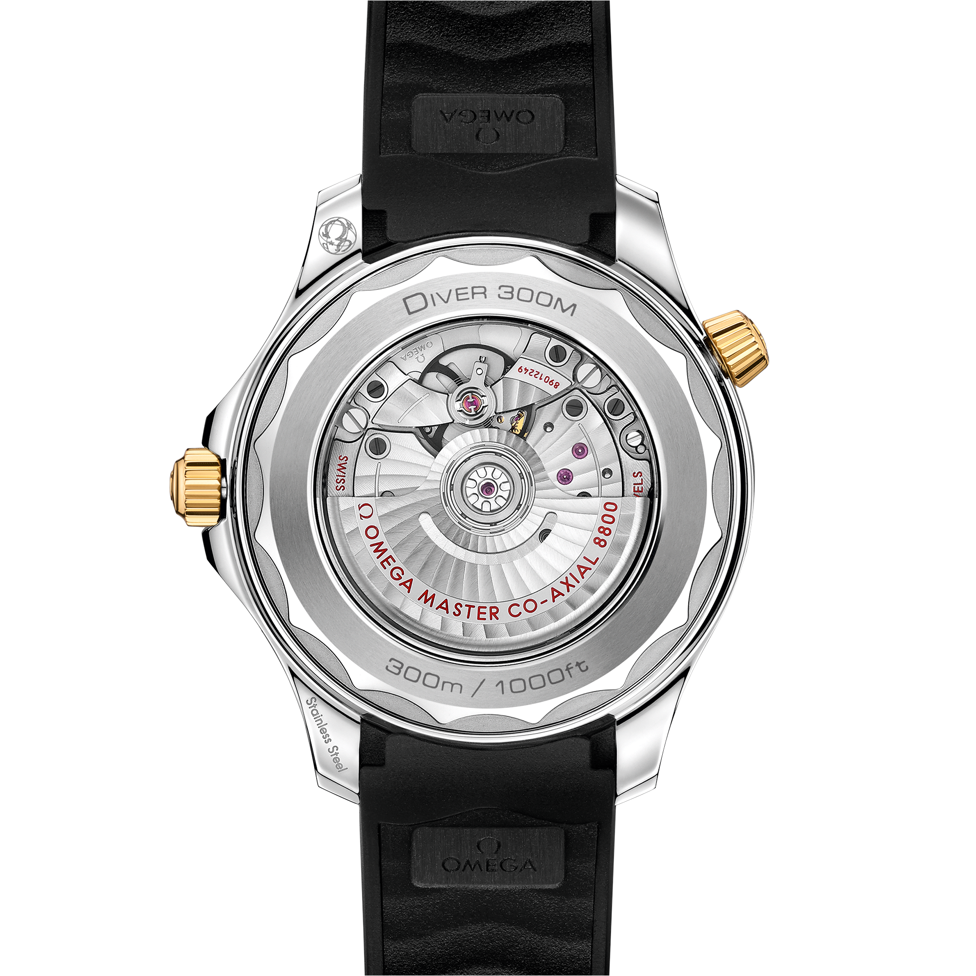 Seamaster Diver 300m Yellow Gold & Steel Black Dial 42mm Product Image 2