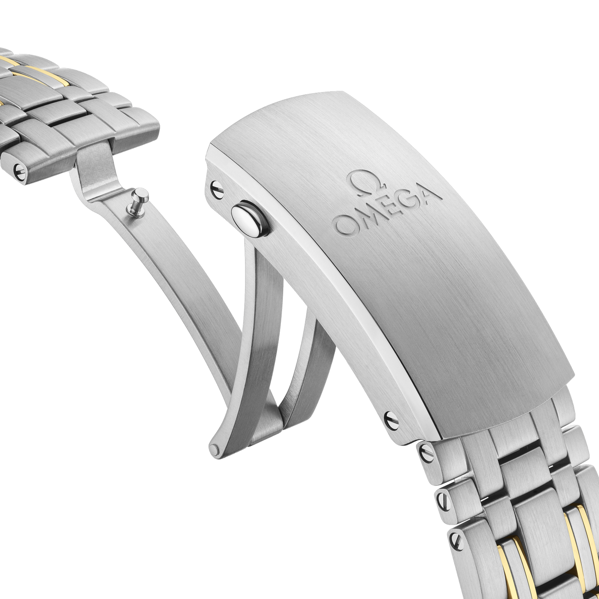 Seamaster Diver 300m Yellow Gold & Steel Blue Dial 42mm Product Image 4