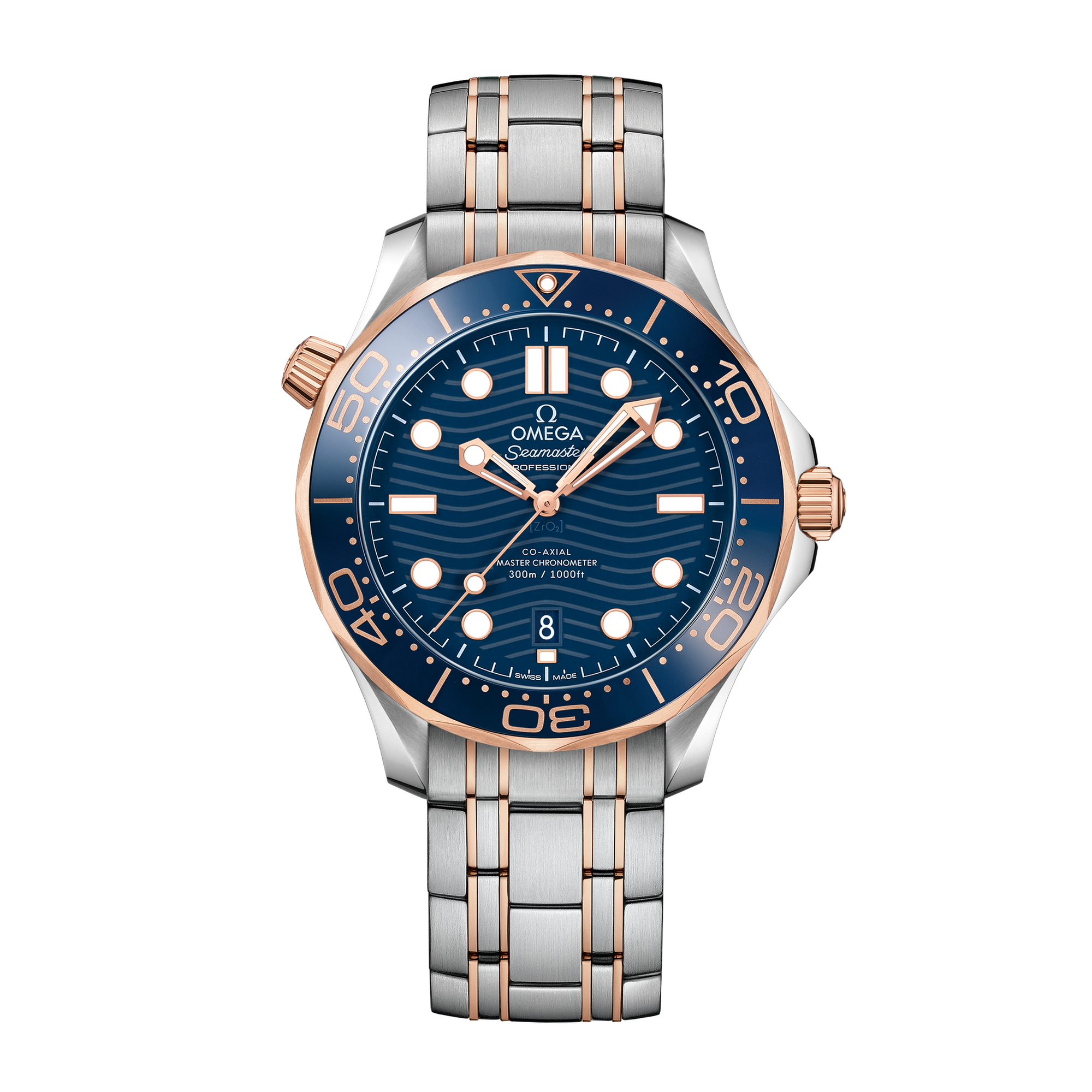 Seamaster Diver 300m Rose Gold & Steel Blue Dial 42mm Product Image