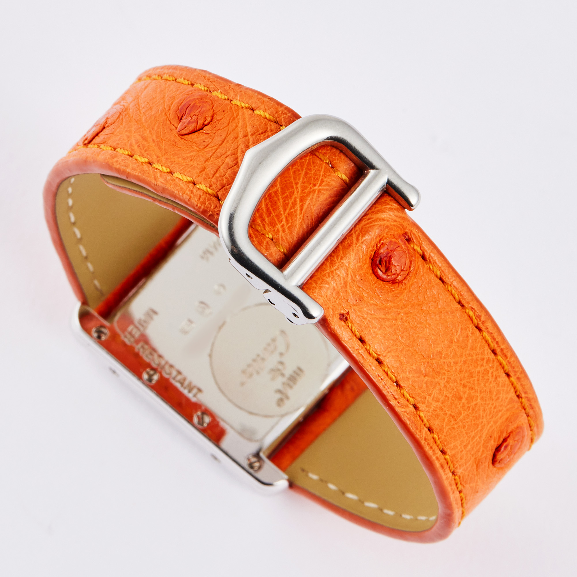 Tank Must Checkboard Special Edition Silver Orange Dial 22mm Product Image 9
