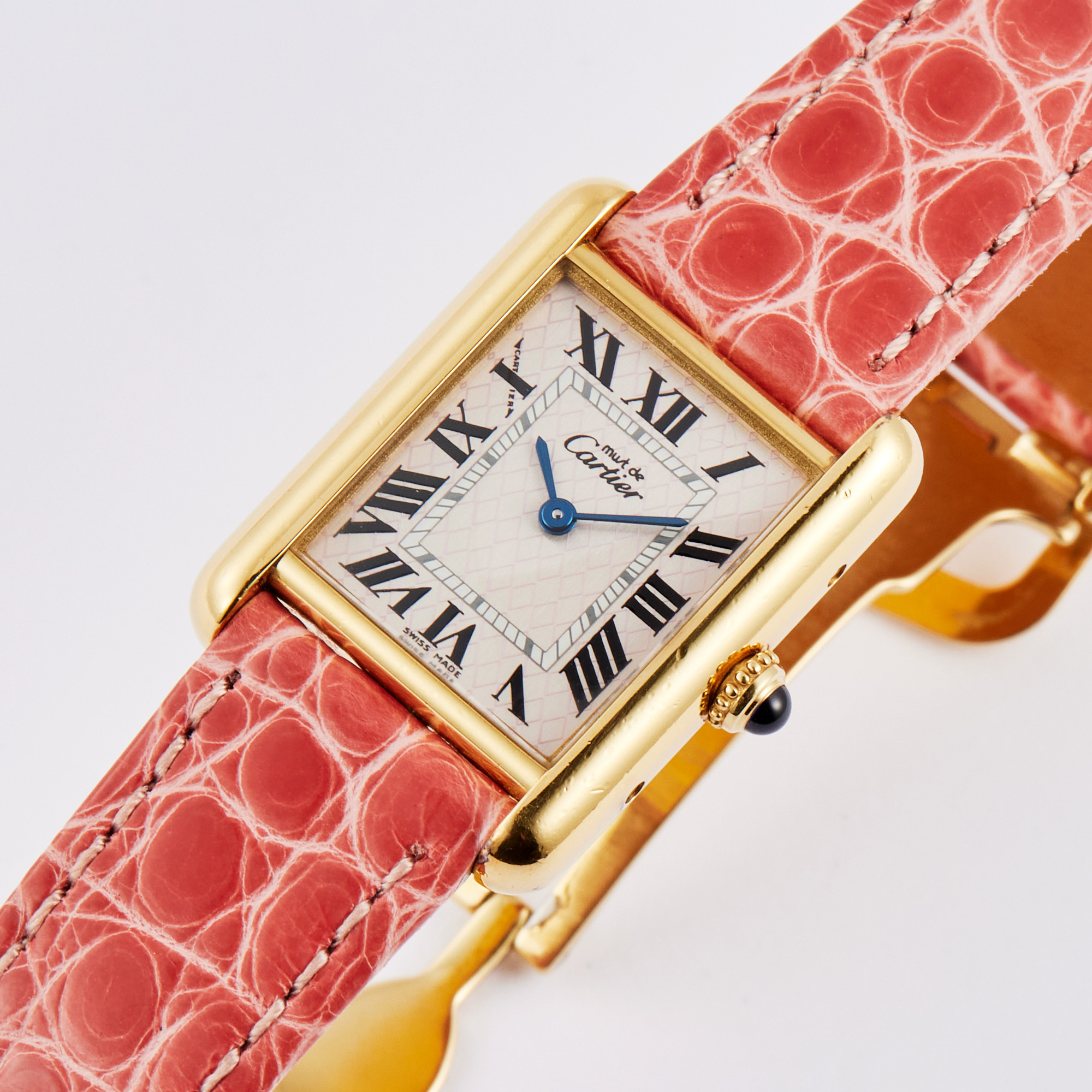 Tank Must Small Silver Gilt Beige Dial 20mm Product Image 1